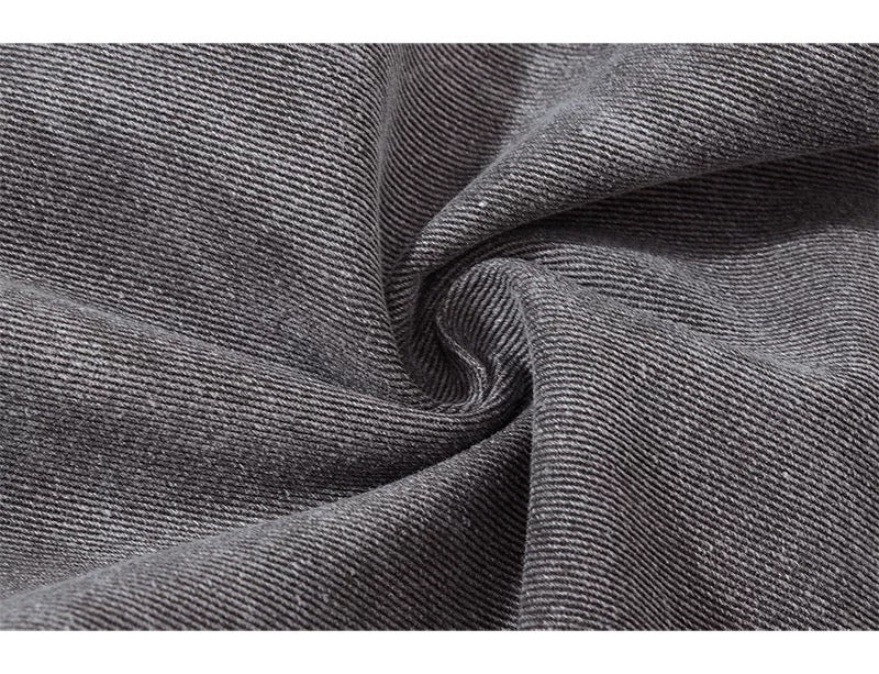 Men’s Smoke Washed Vintage Jeans – Distressed American Street Denim Pants B0066