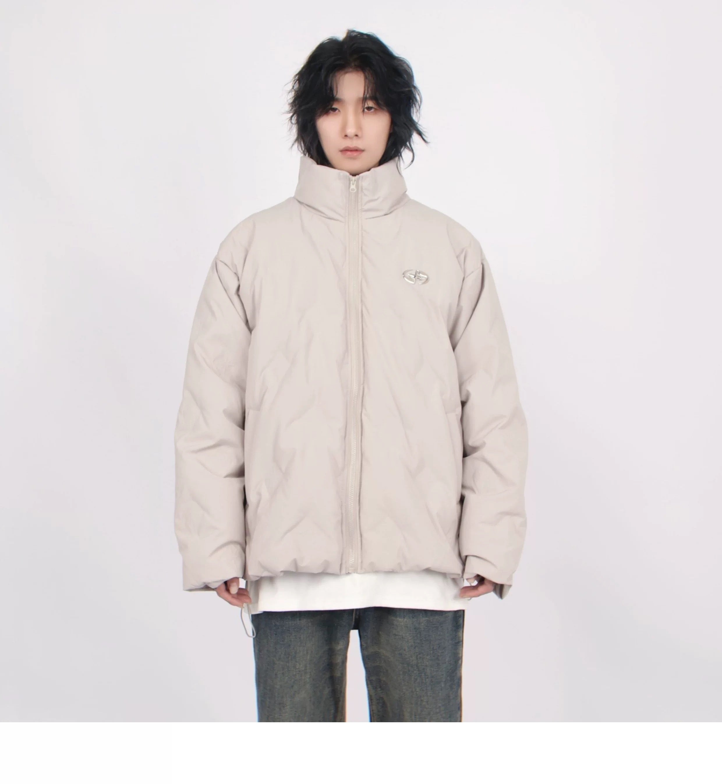 Men’s American Stand-Collar Puffer Jacket T0013