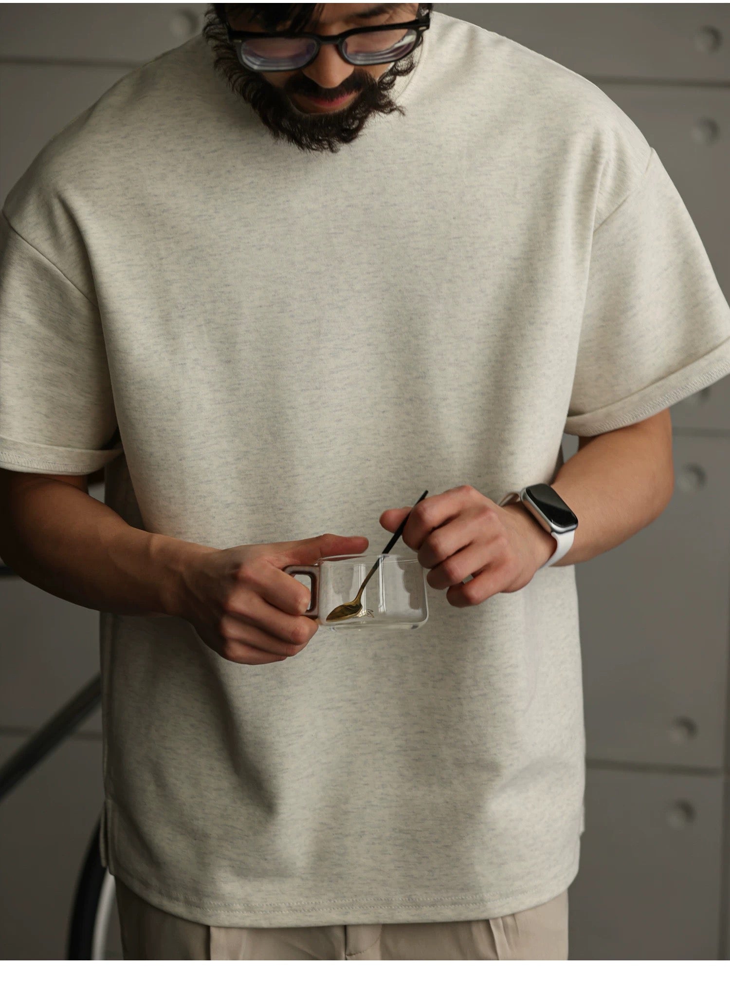 Men’s Classic Solid Short-Sleeve Tee S0019