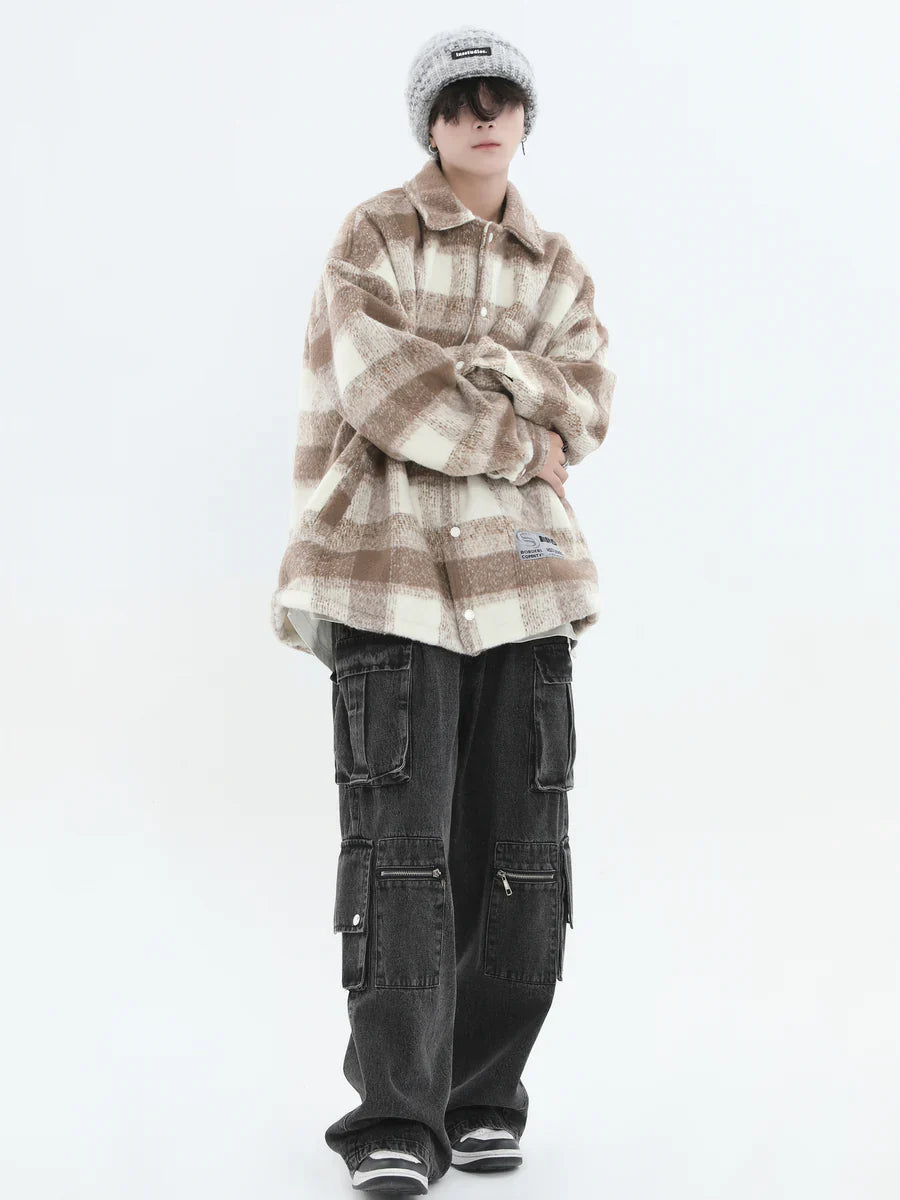 [INSstudios] LOGO LOOSE LAPEL JACKET S0067