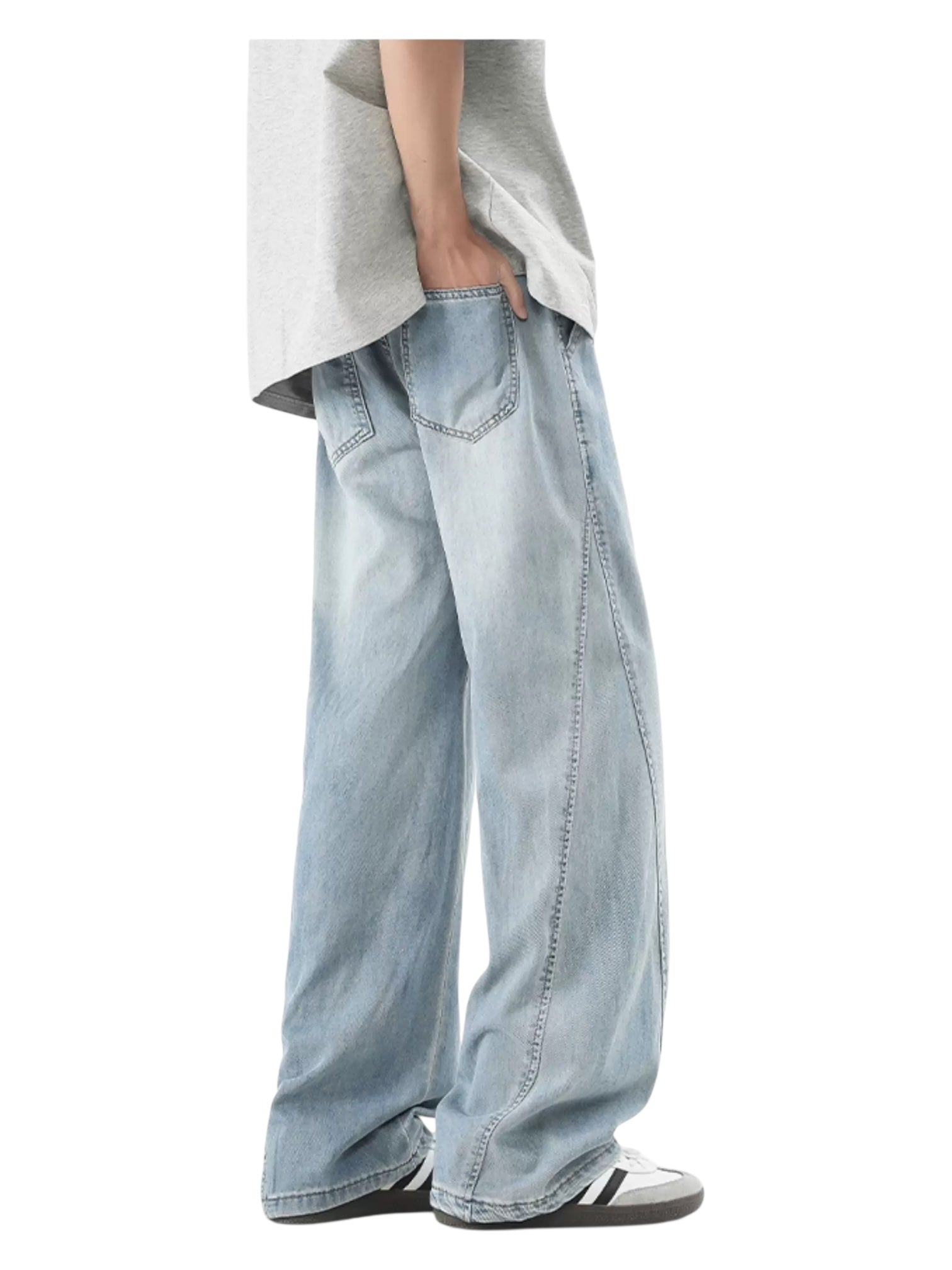 CLEANFIT DRAPE JEANS B0192