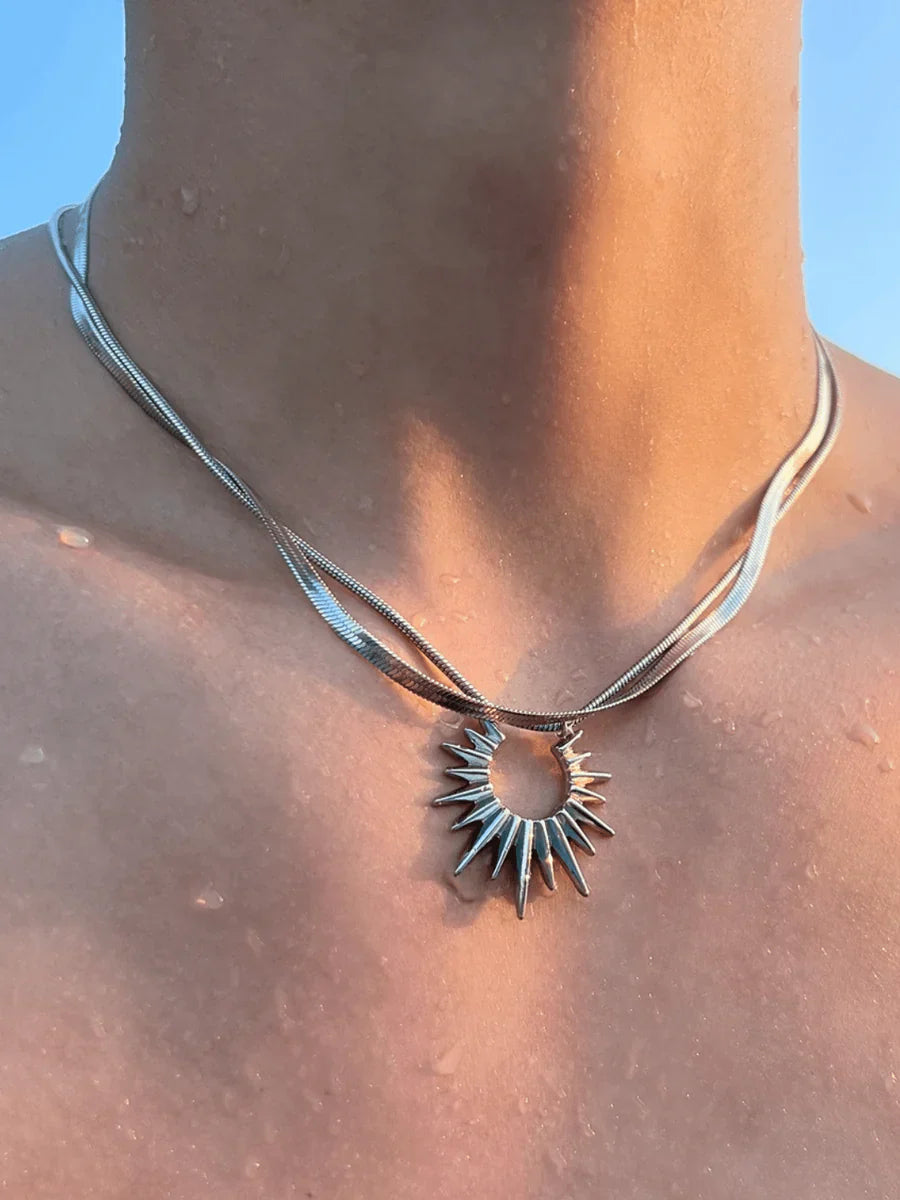 STEEL LUXURY NECKLACES A0035