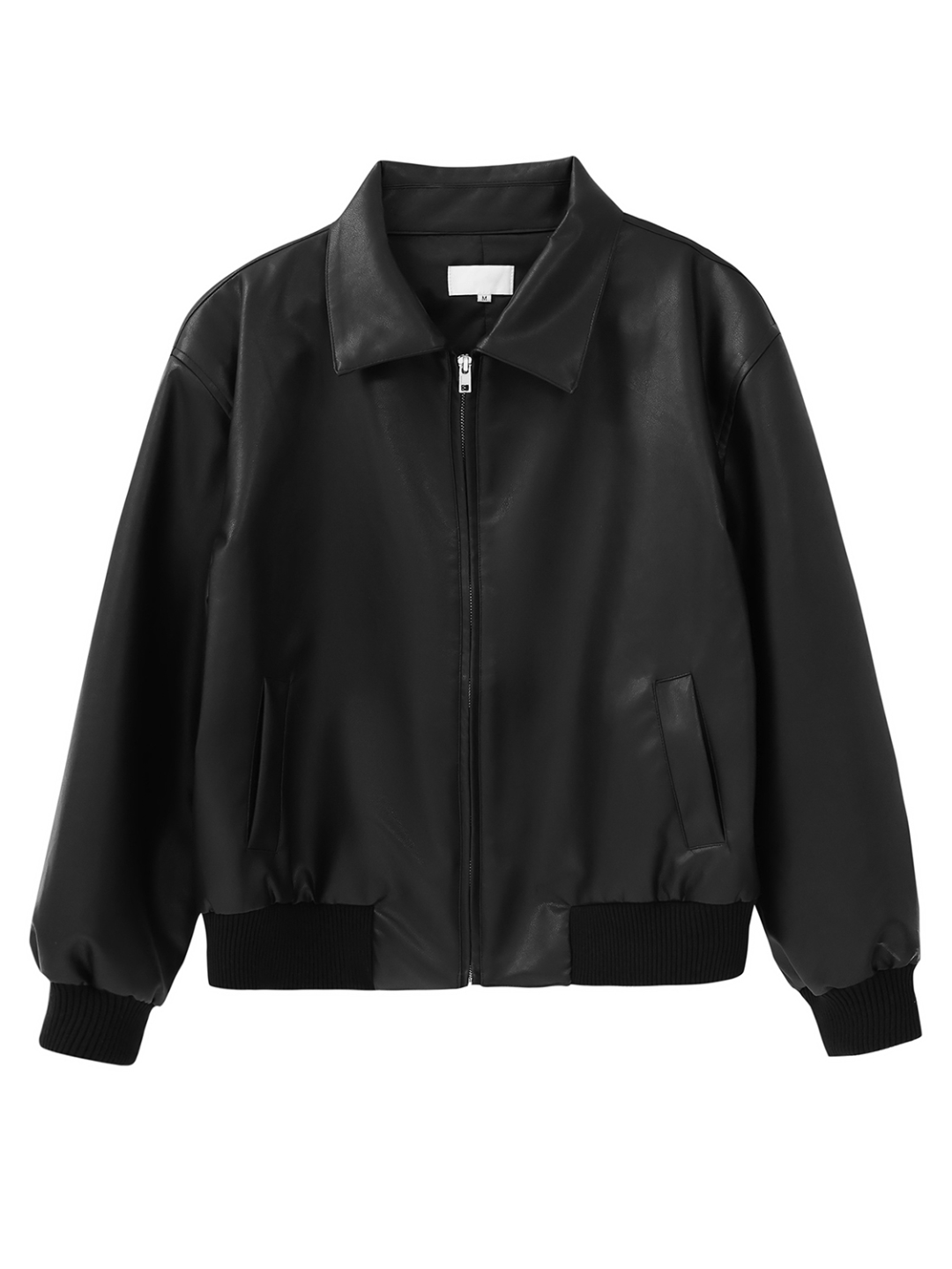 [HOHO] Dumb black leather jacket T0165