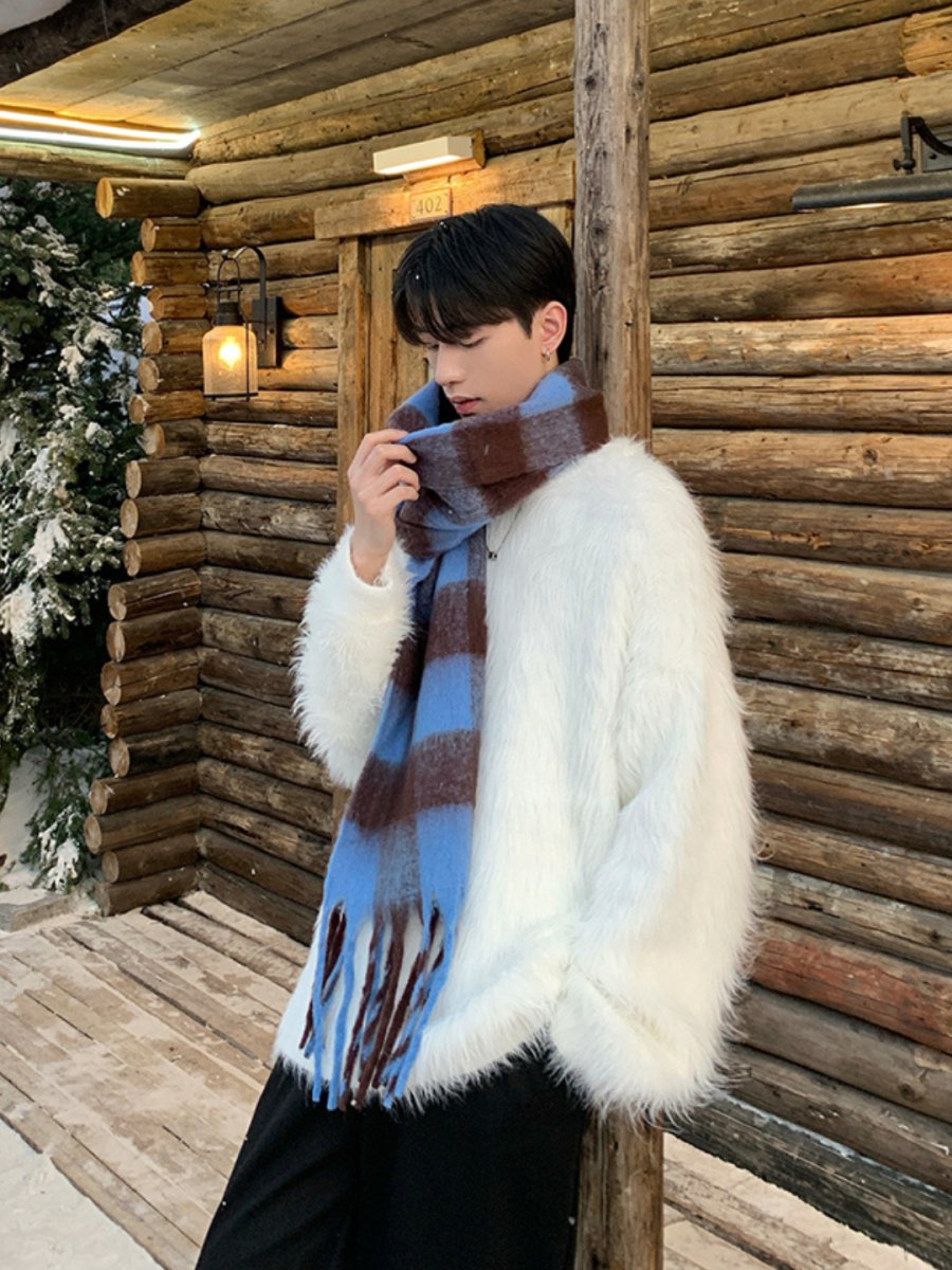 [ONELYC1NS] mink hair loose sweater S0190