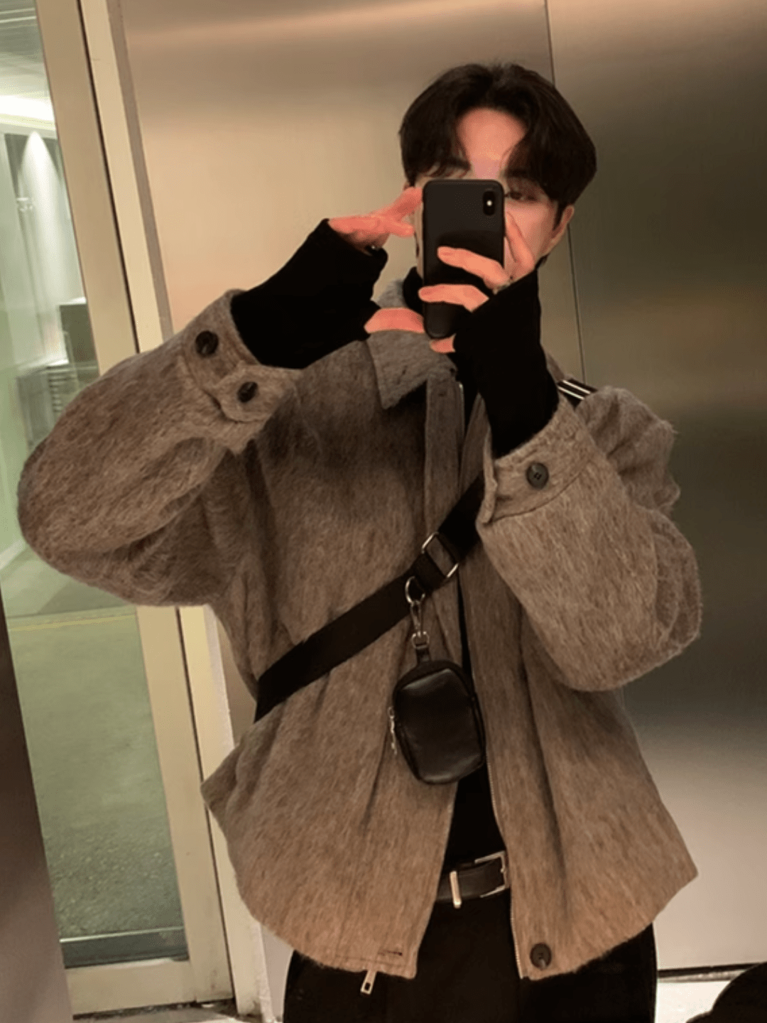 [MRCYC] deerskin velvet short jacket T0162