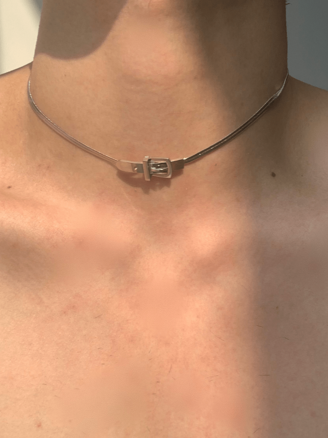 lose snake bone necklace A0072