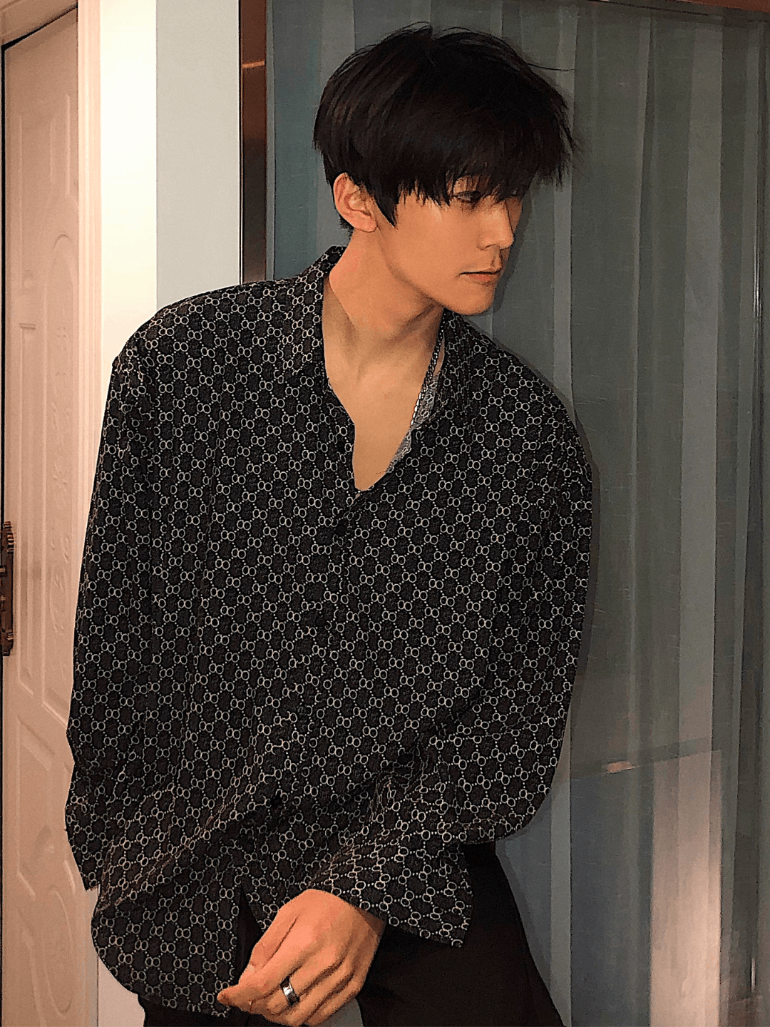 [01H studios] Hong Kong pattern shirt J0116