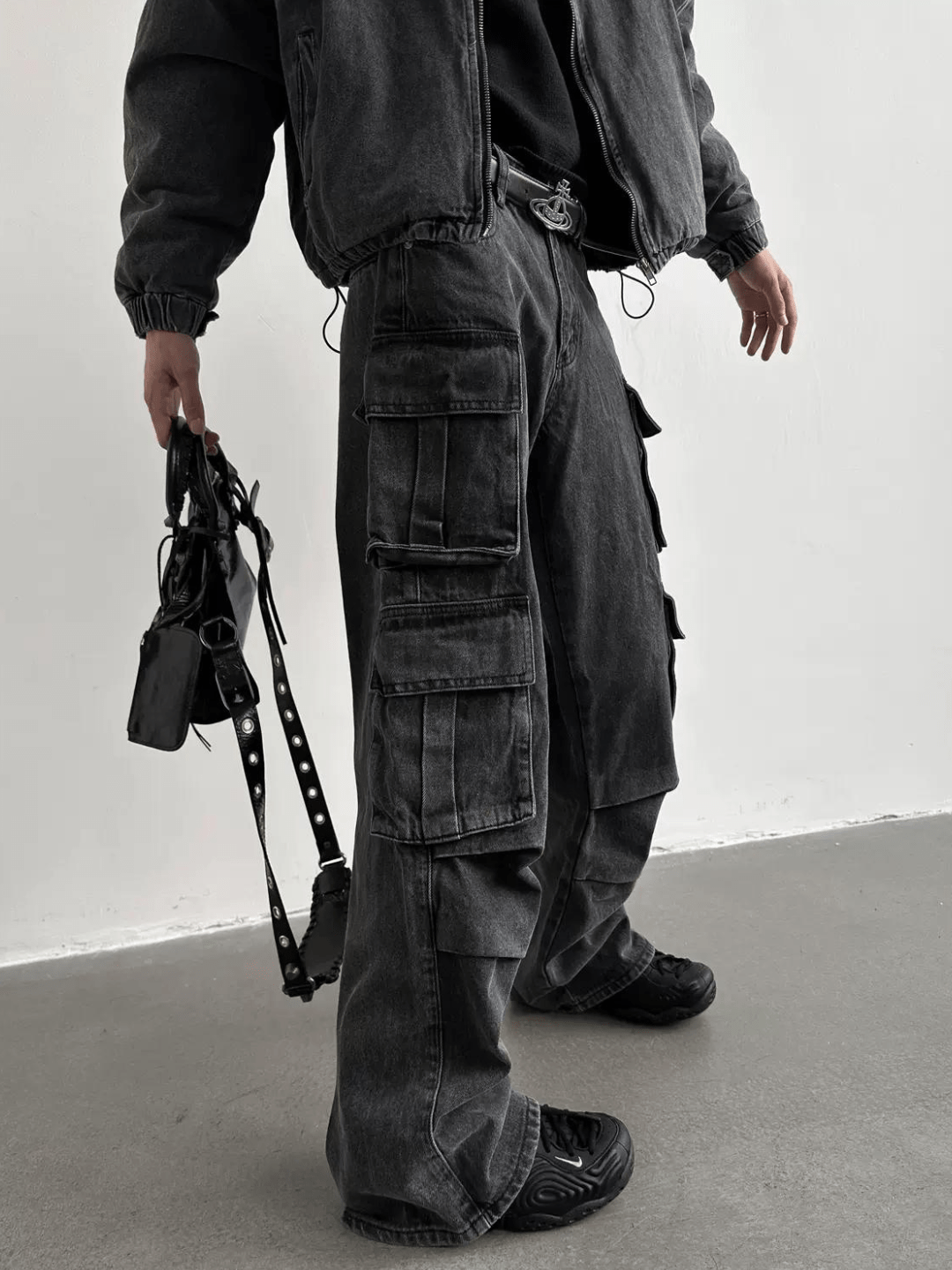 [GENESISBOY] Heavy Wash Multi-Pocket Jeans B0138