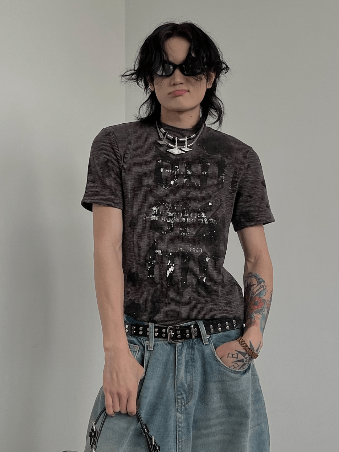 [SOULWORKER] punk genderless t-shirt J0097