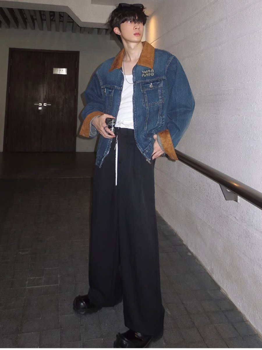 [JH HOMME] Chaqueta vaquera informal T0200