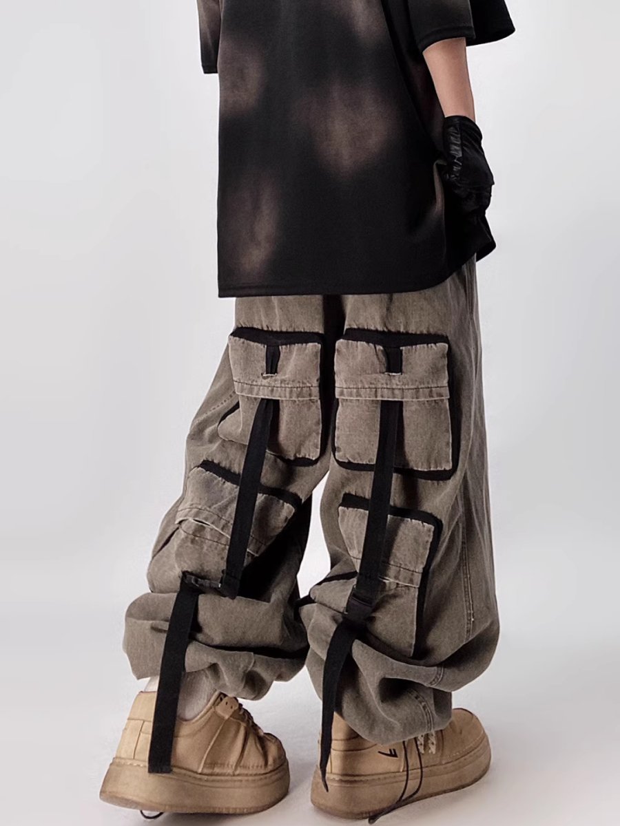 multi-pocket jeans B0141