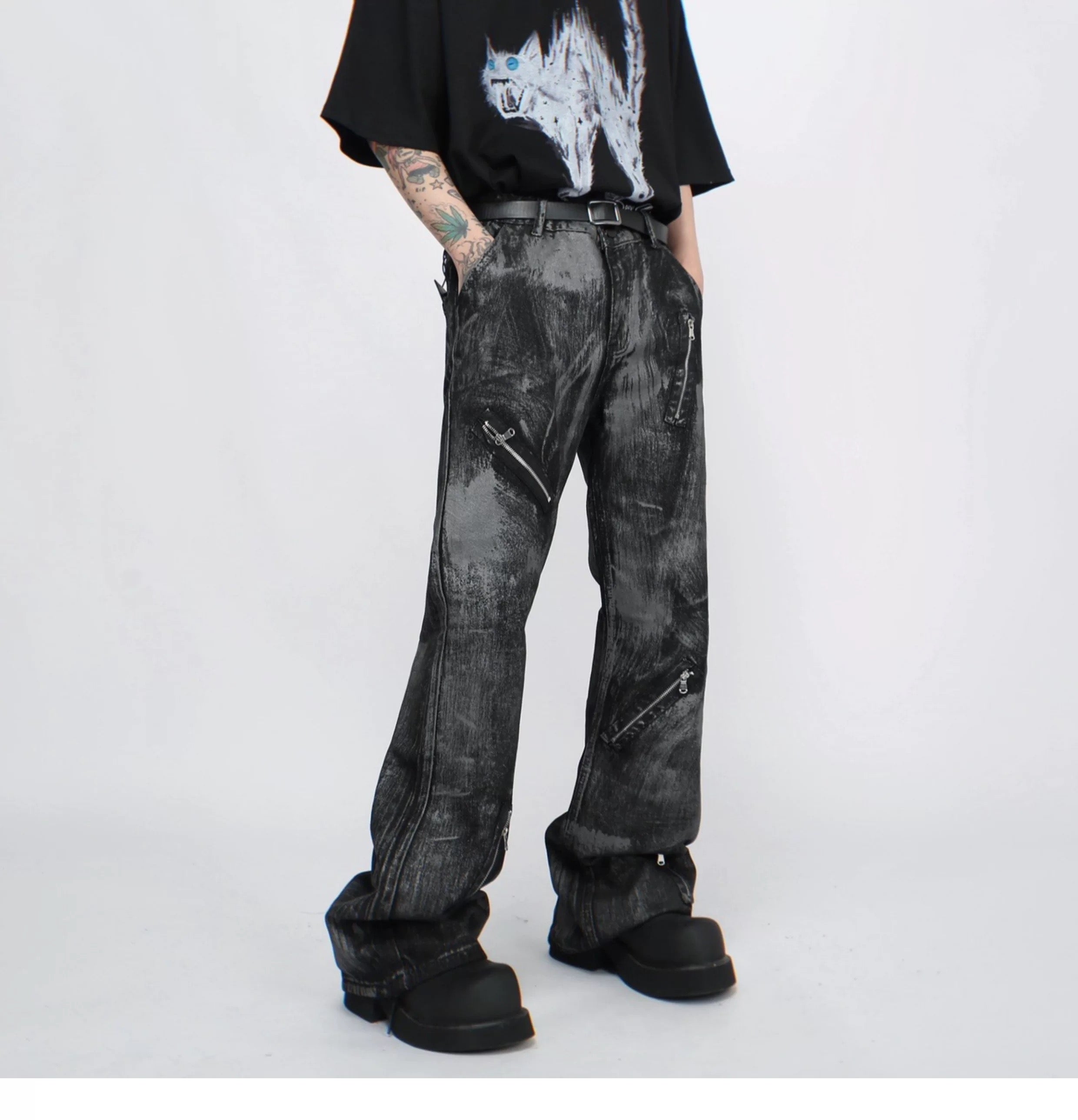 Men’s American Utility Carpenter Denim Jeans B0027