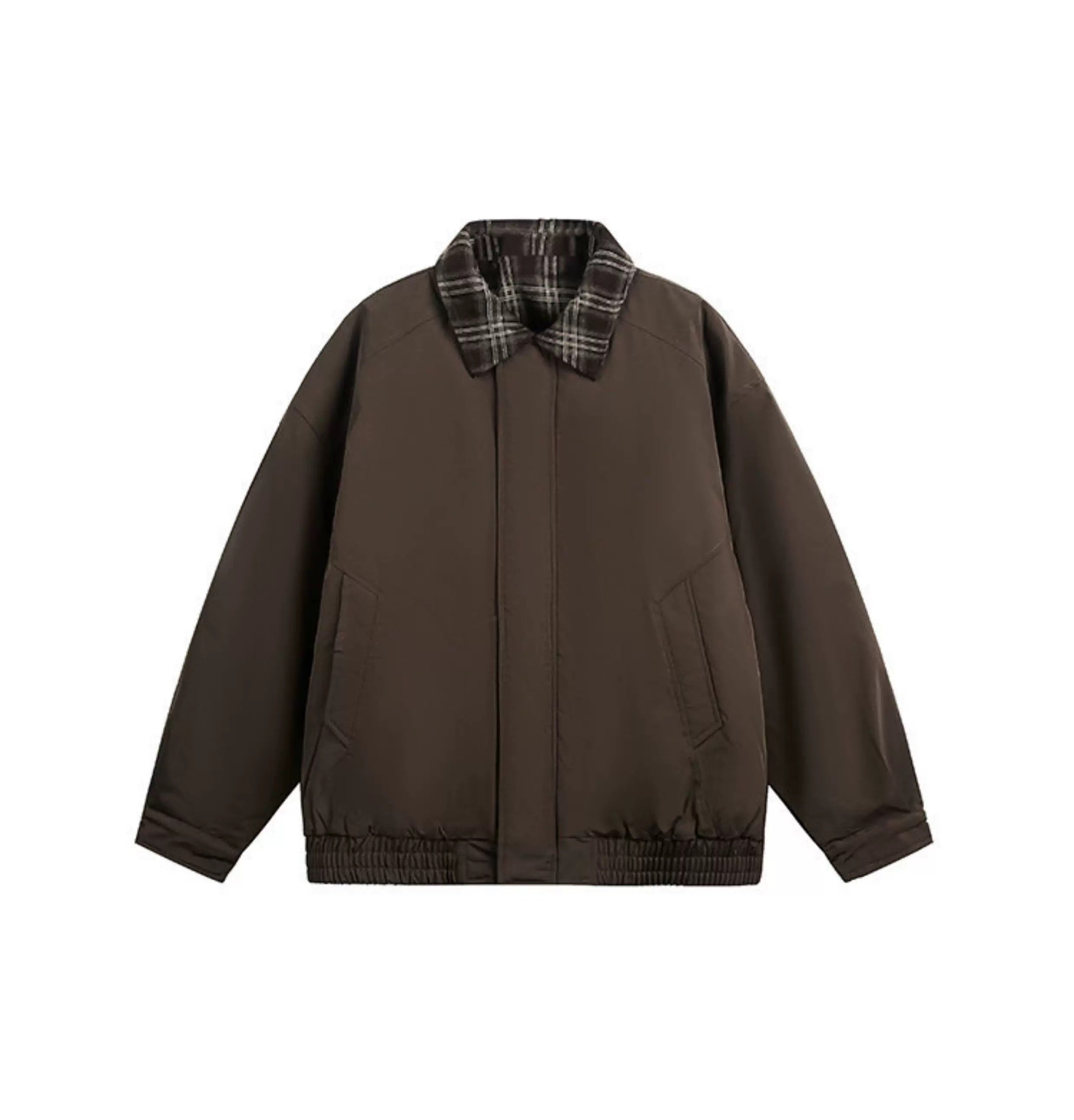 Men’s Retro American Plaid Lapel Jacket T0253