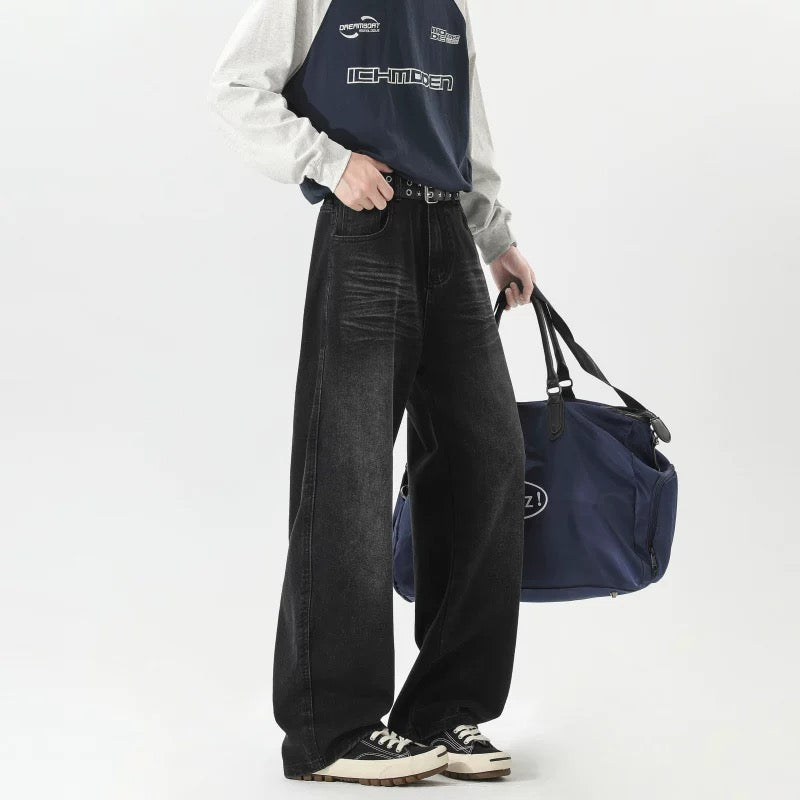 Men’s American Vintage Washed Denim Jeans B0036