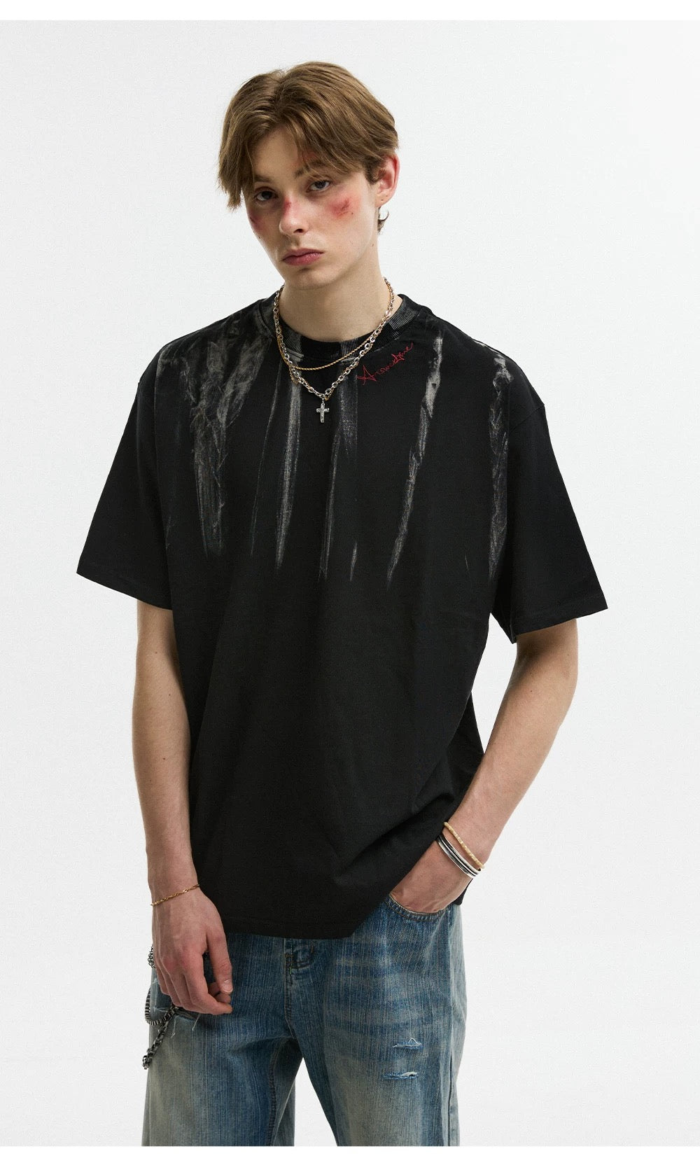Men’s Solid Color Short-Sleeve T-Shirt S0008