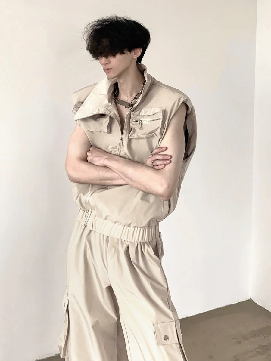 [AUTUMNWIND] WORK MEN'S SUMMER TOPS + BOTTOMS S0061