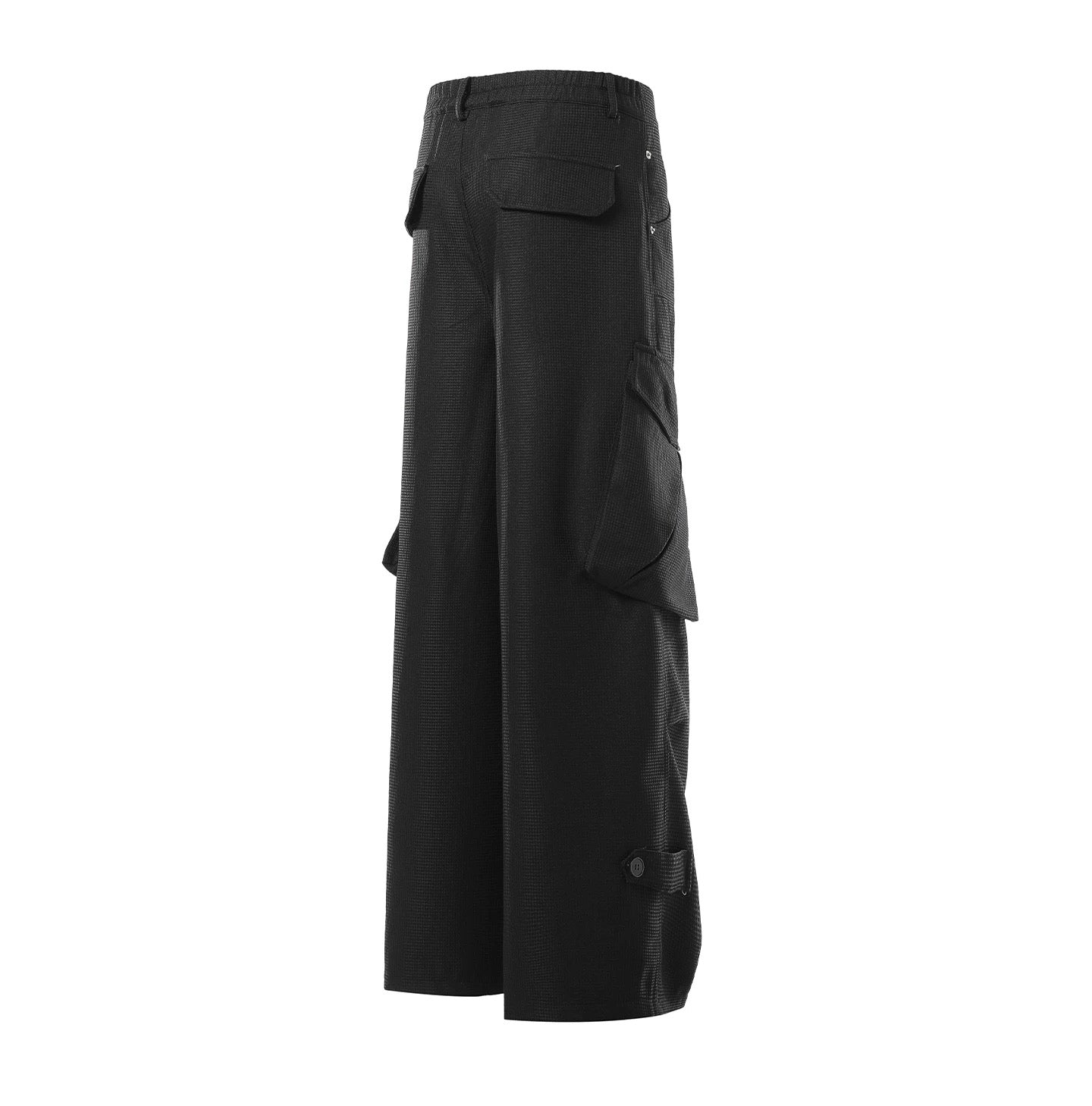 Men’s Straight-Leg Multi-Pocket Cargo Pants – American Vintage Utility Streetwear B0084