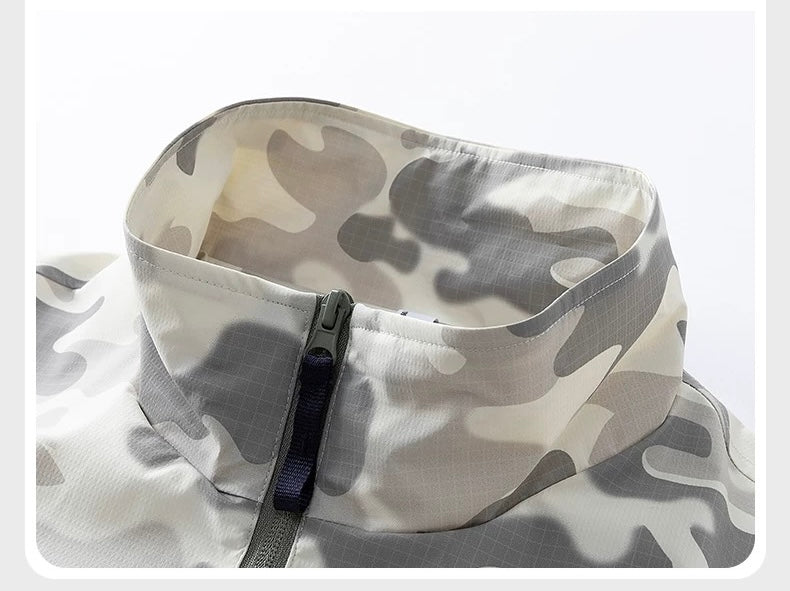 Men’s Japanese Minimalist Track Jacket – Casual Lightweight Streetwear Outerwear T0044