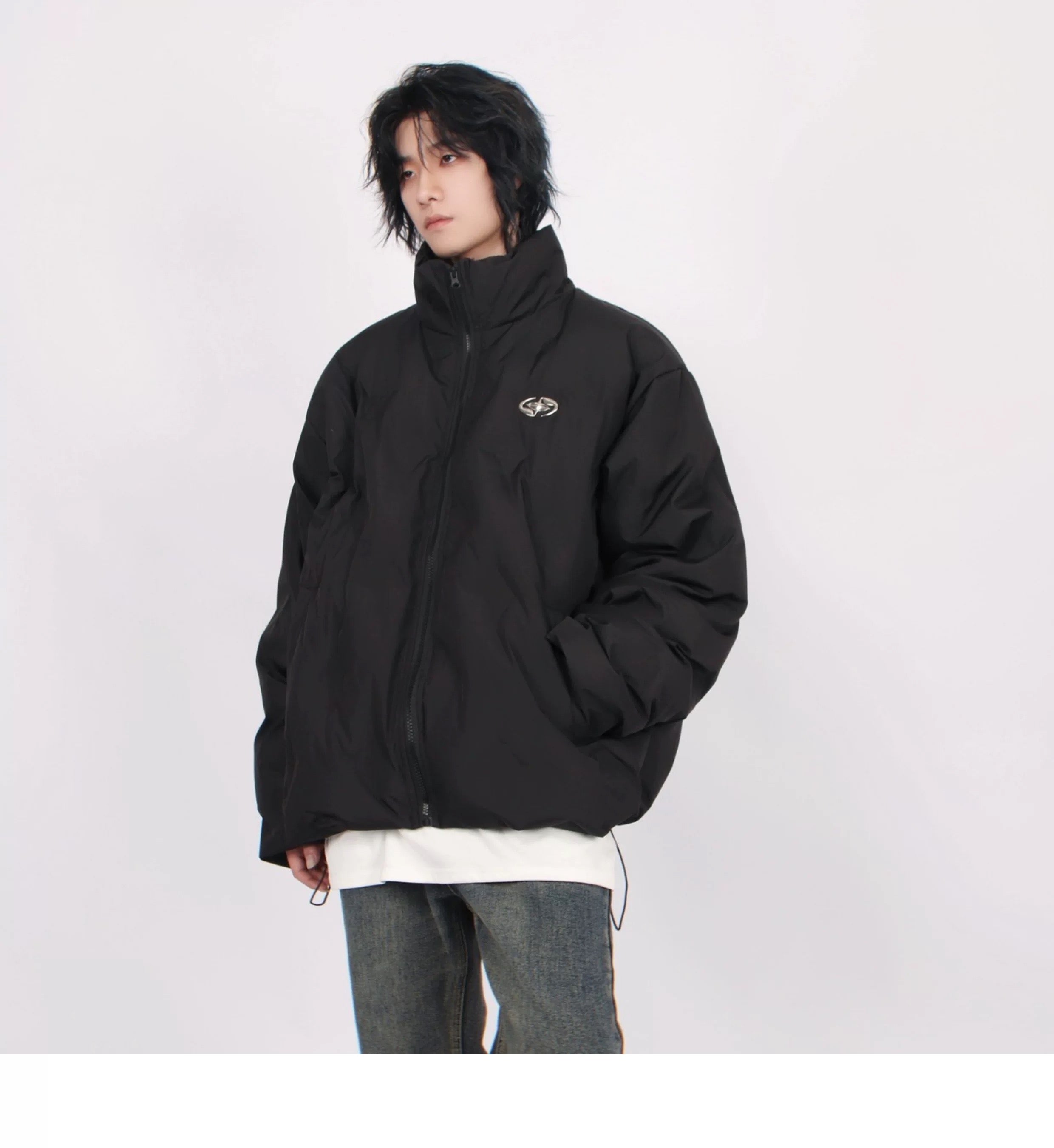 Men’s American Stand-Collar Puffer Jacket T0013