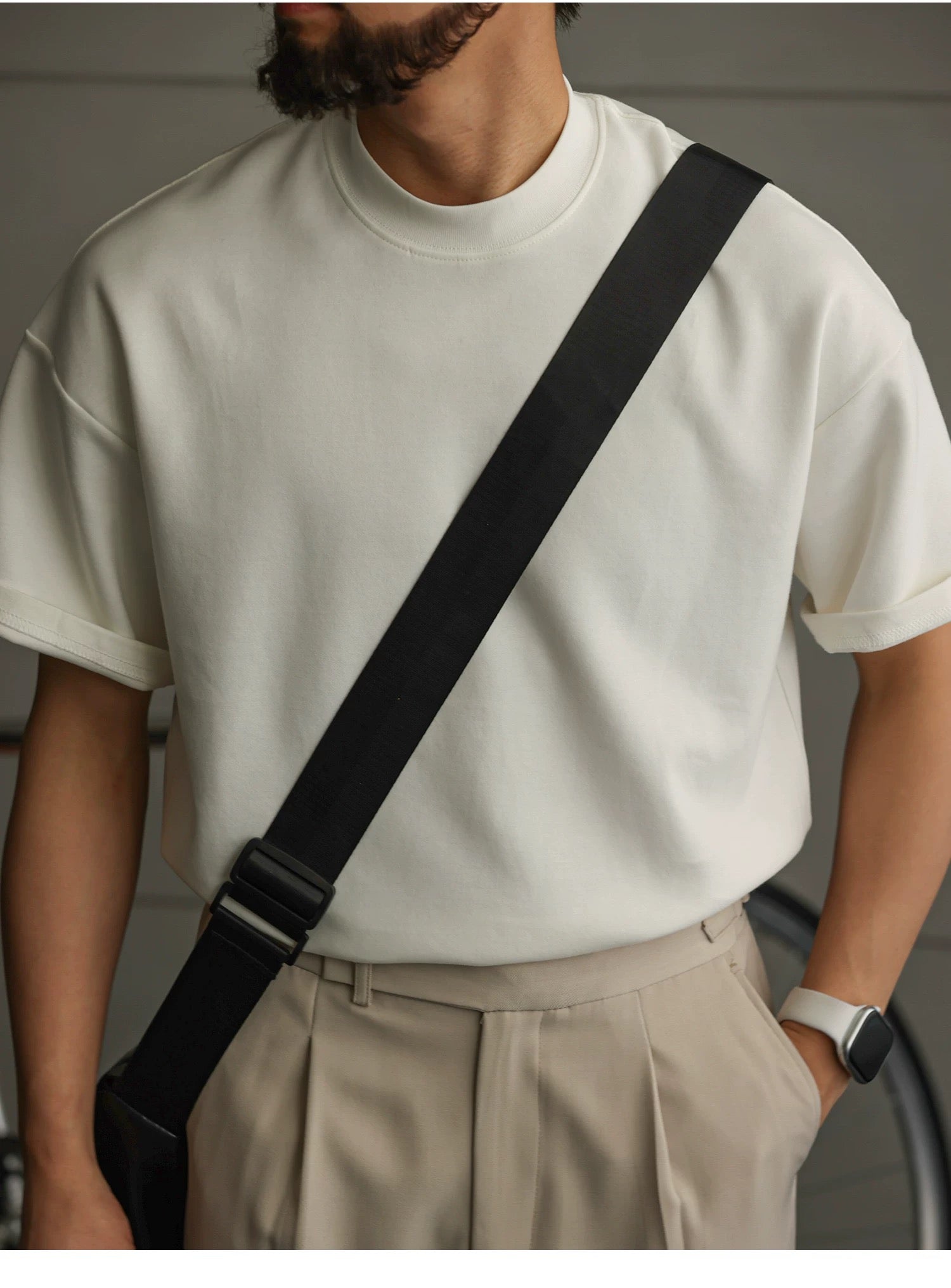 Men’s Classic Solid Short-Sleeve Tee S0019