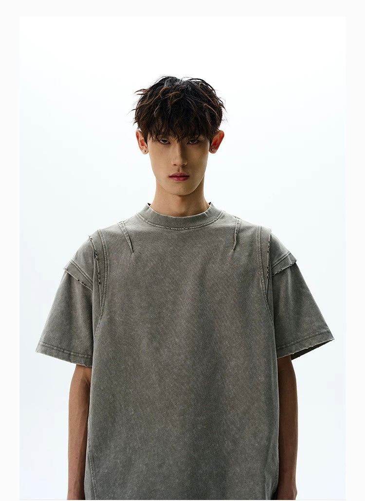 Men’s Solid Essential Short-Sleeve Tee S0014