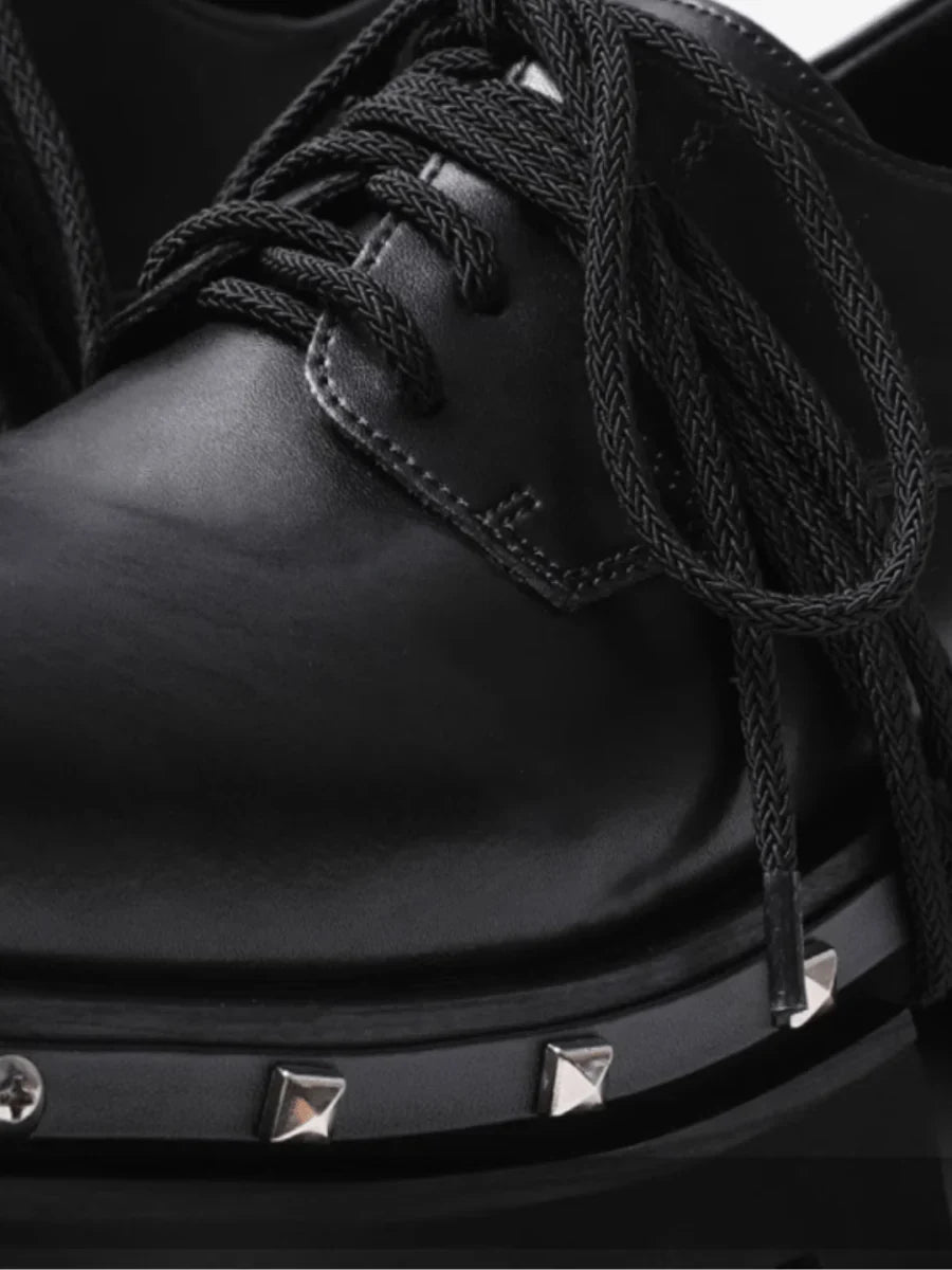 DESIGN SQUARE HEAD DERBY SHOES S062