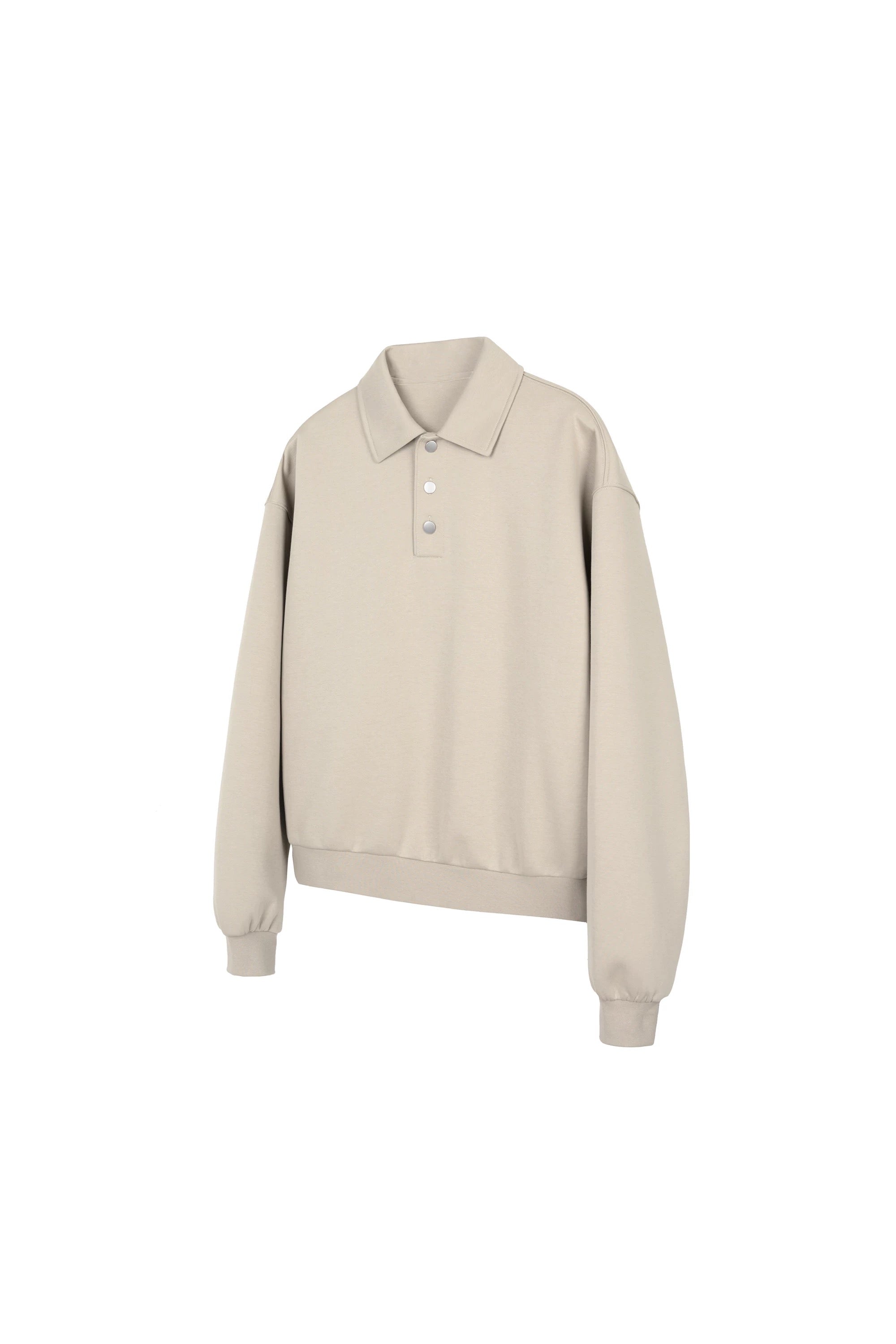 [FLAT ROOM] BOX FIT POLO SWEATSHIRT S0212