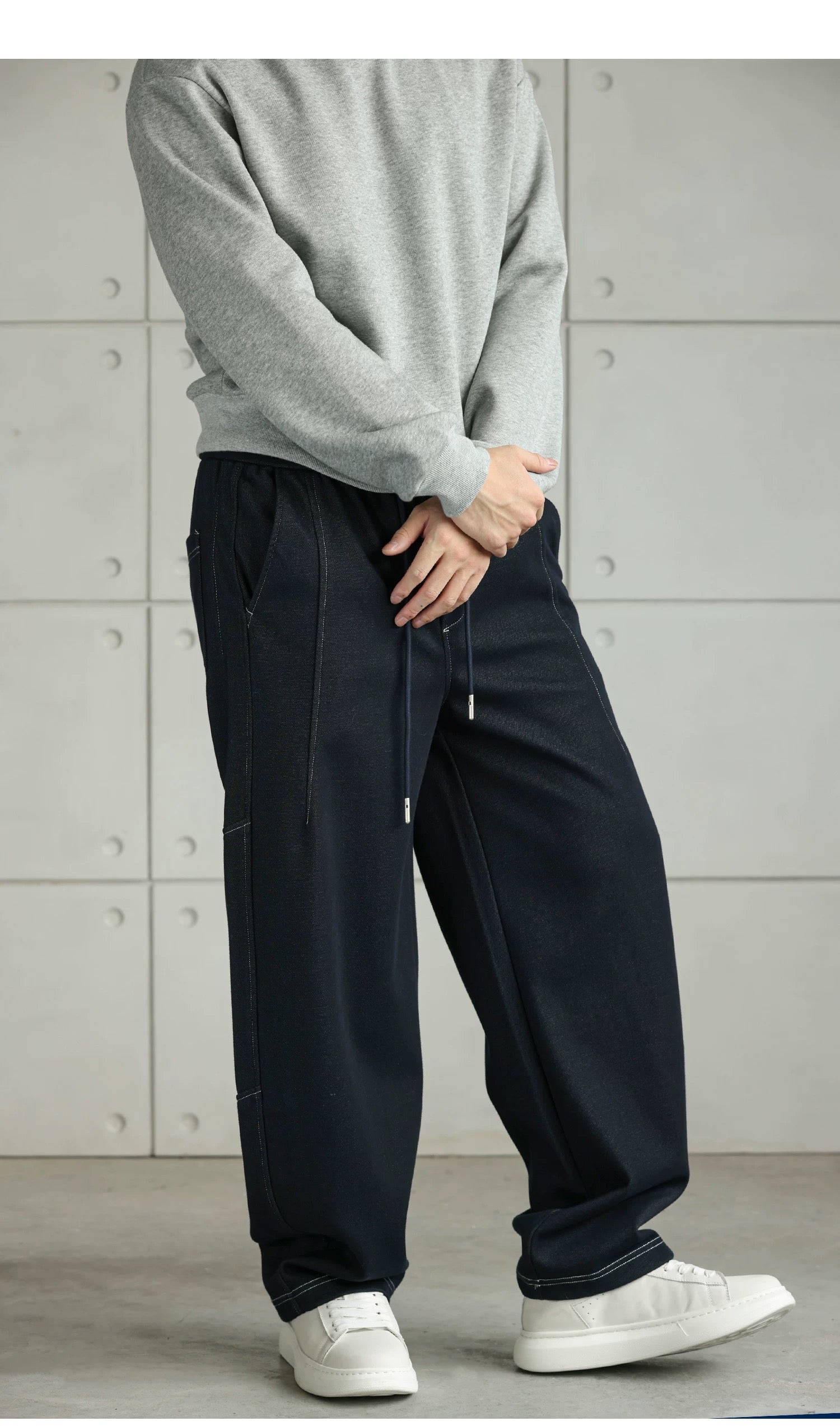 Men’s Retro American Raw Denim Jeans B0031