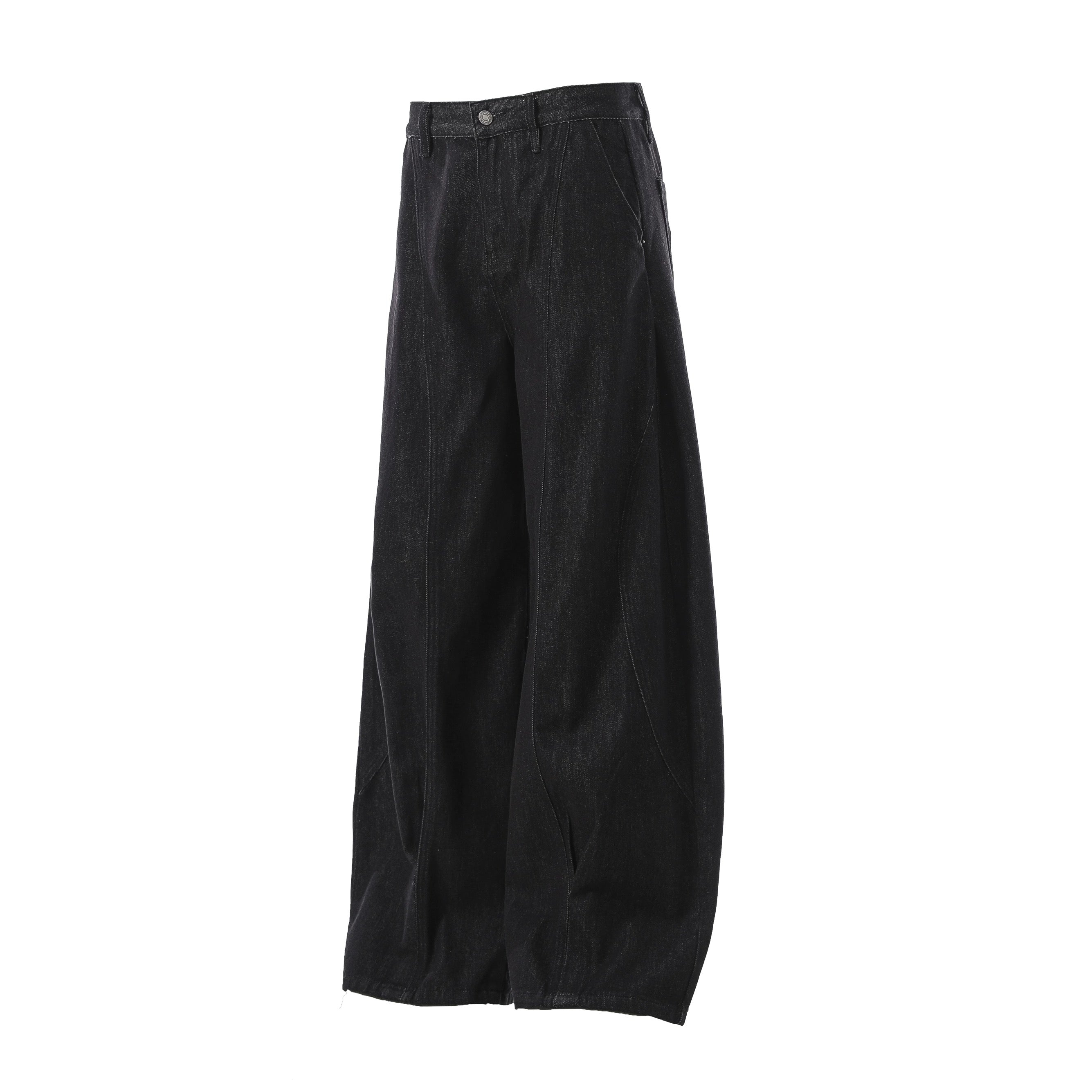 American Structural Curve Design with Wide-Leg Flare for Streetwear (Unisex) B0106