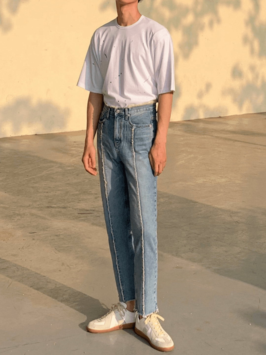 Trend Loose Straight Denim Pants B0132