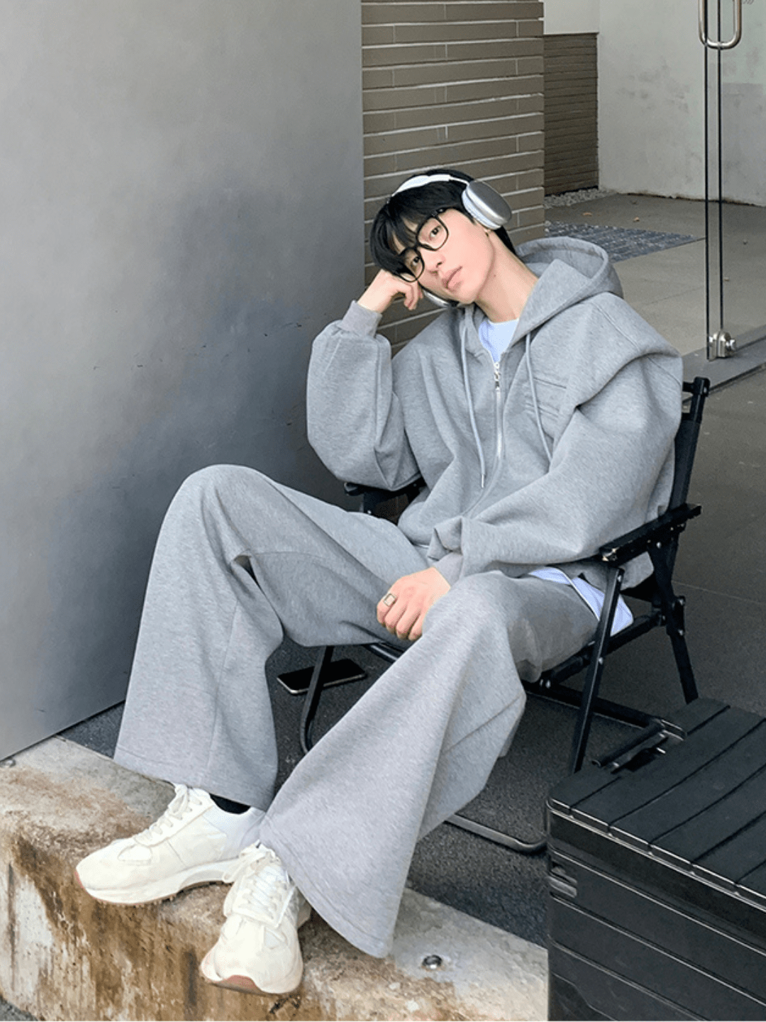 [ONELYC1NS] two-piece loose jacket and pants S0158