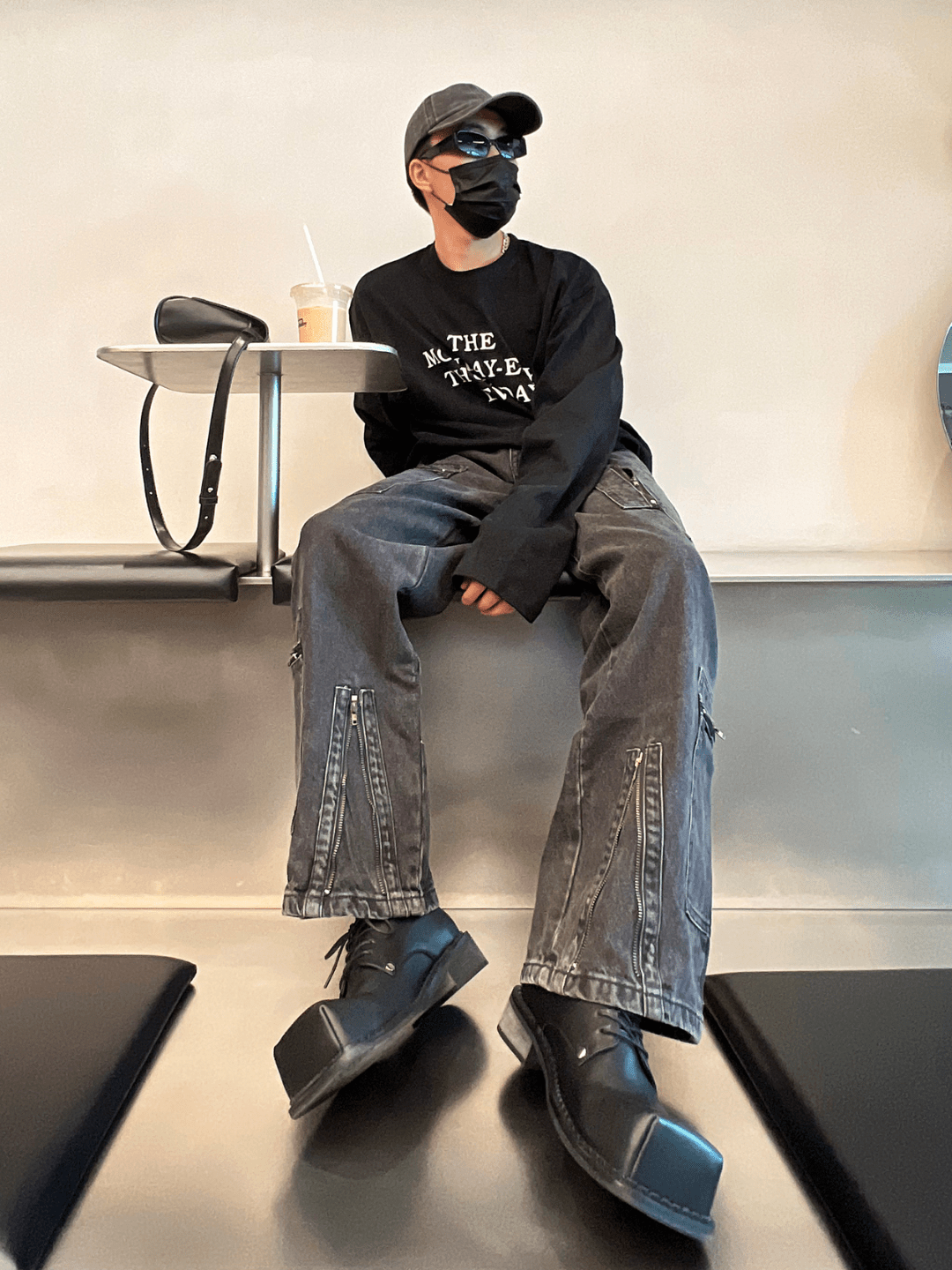 square head Derby shoes S039