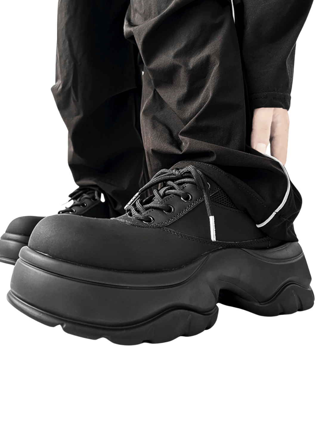 Thick-soled Derby Shoes S048