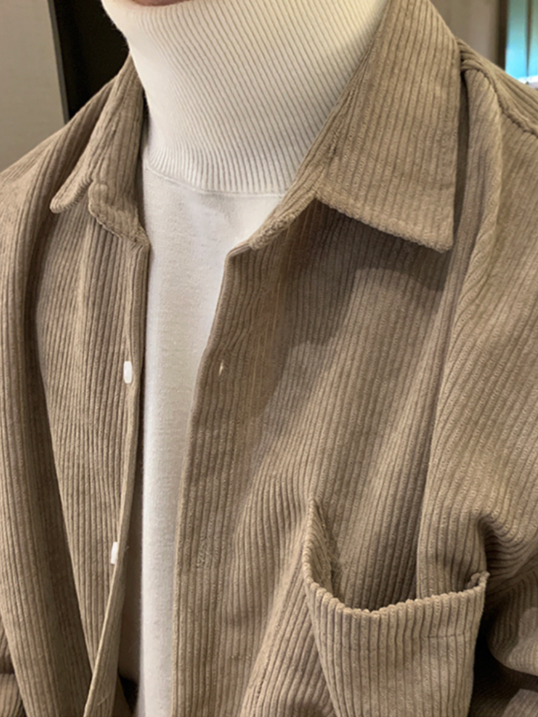 [MRCYC] Corduroy Casual Shirt J0111