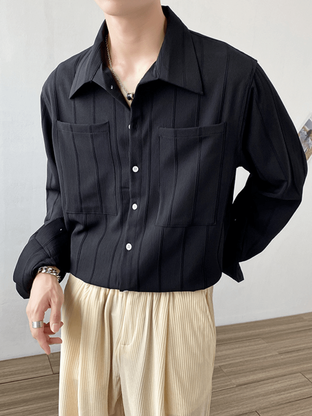 [DAZIONSED] Simple casual shirt J0127