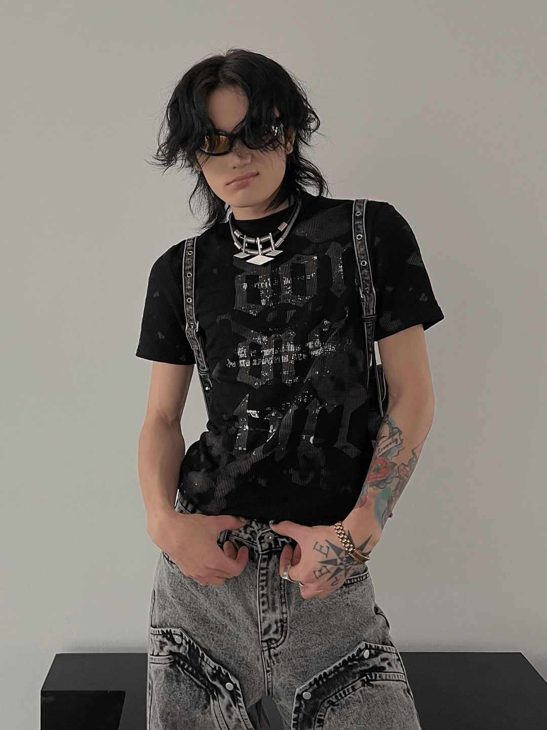 [SOULWORKER] punk genderless t-shirt J0097