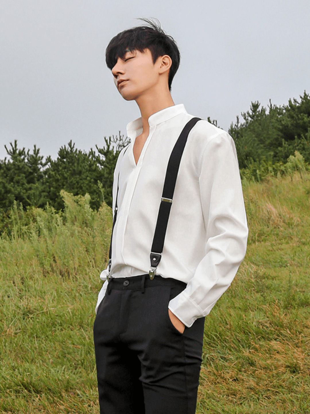 [MRCYC] Loose Silky Shirt J0119