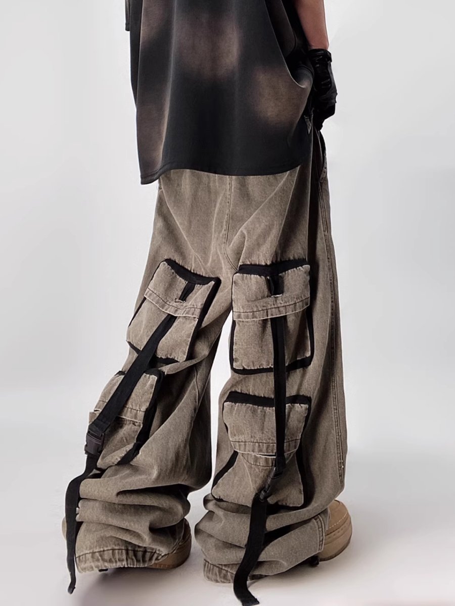 multi-pocket jeans B0141