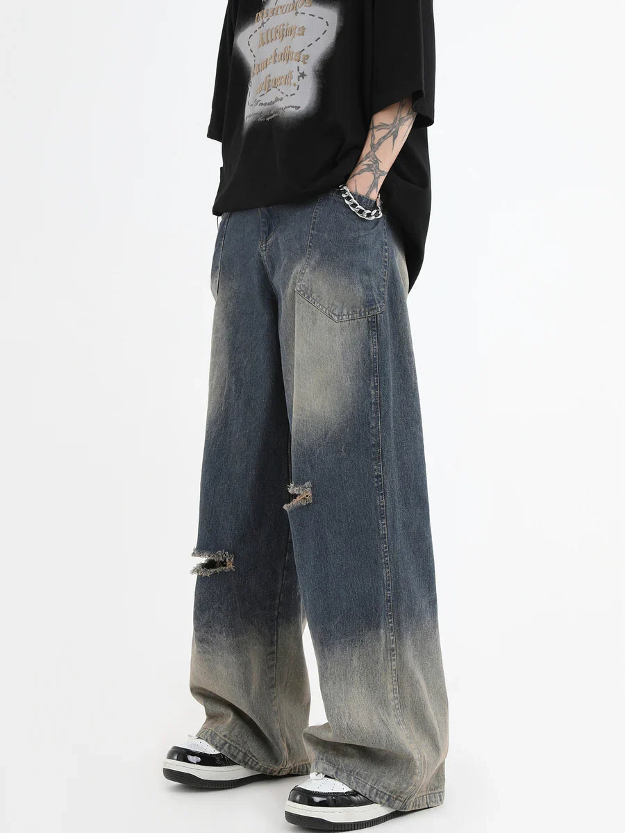 AMERICAN CUT WASH JEANS B0112