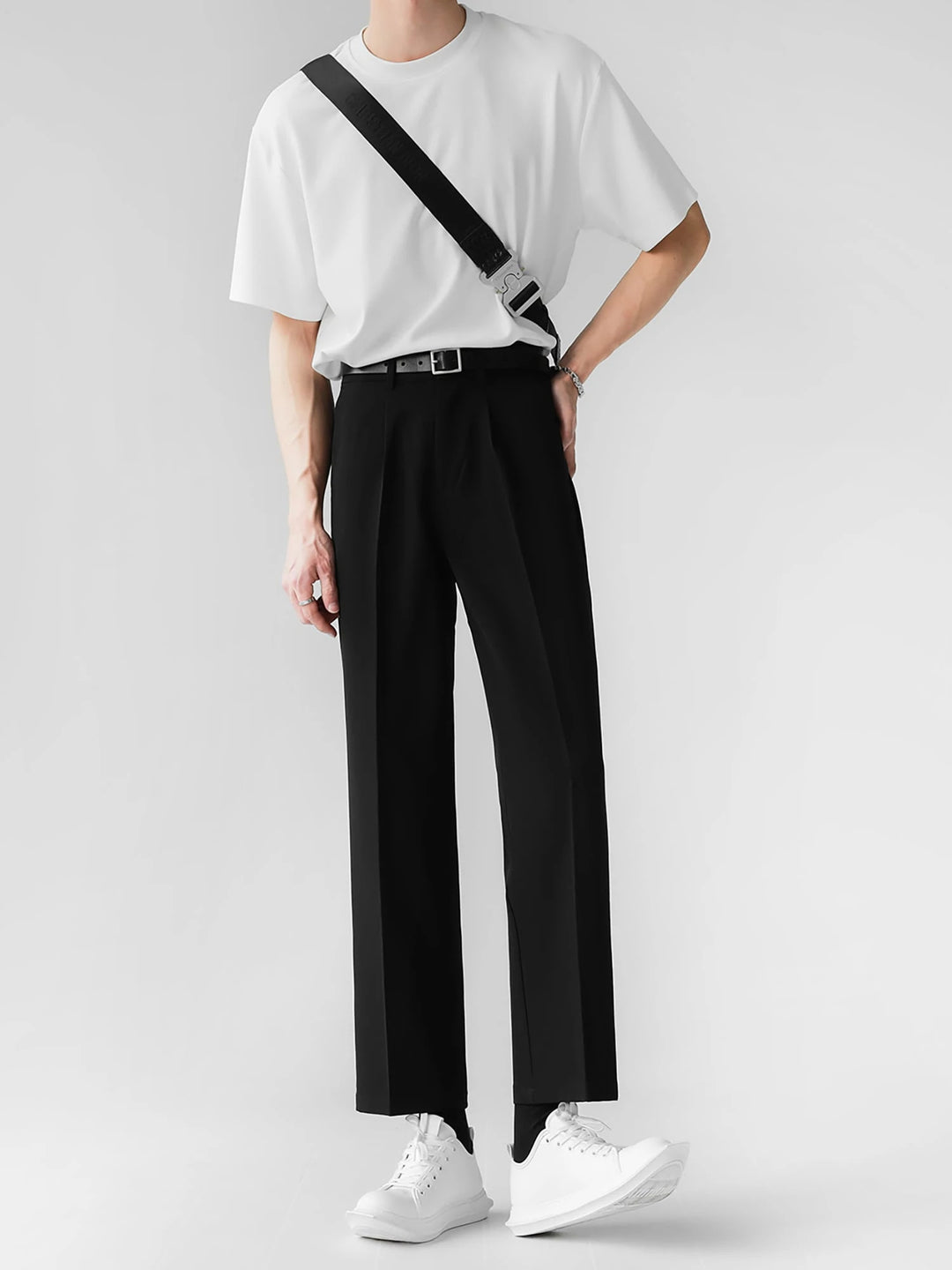 Straight slacks pants B0156