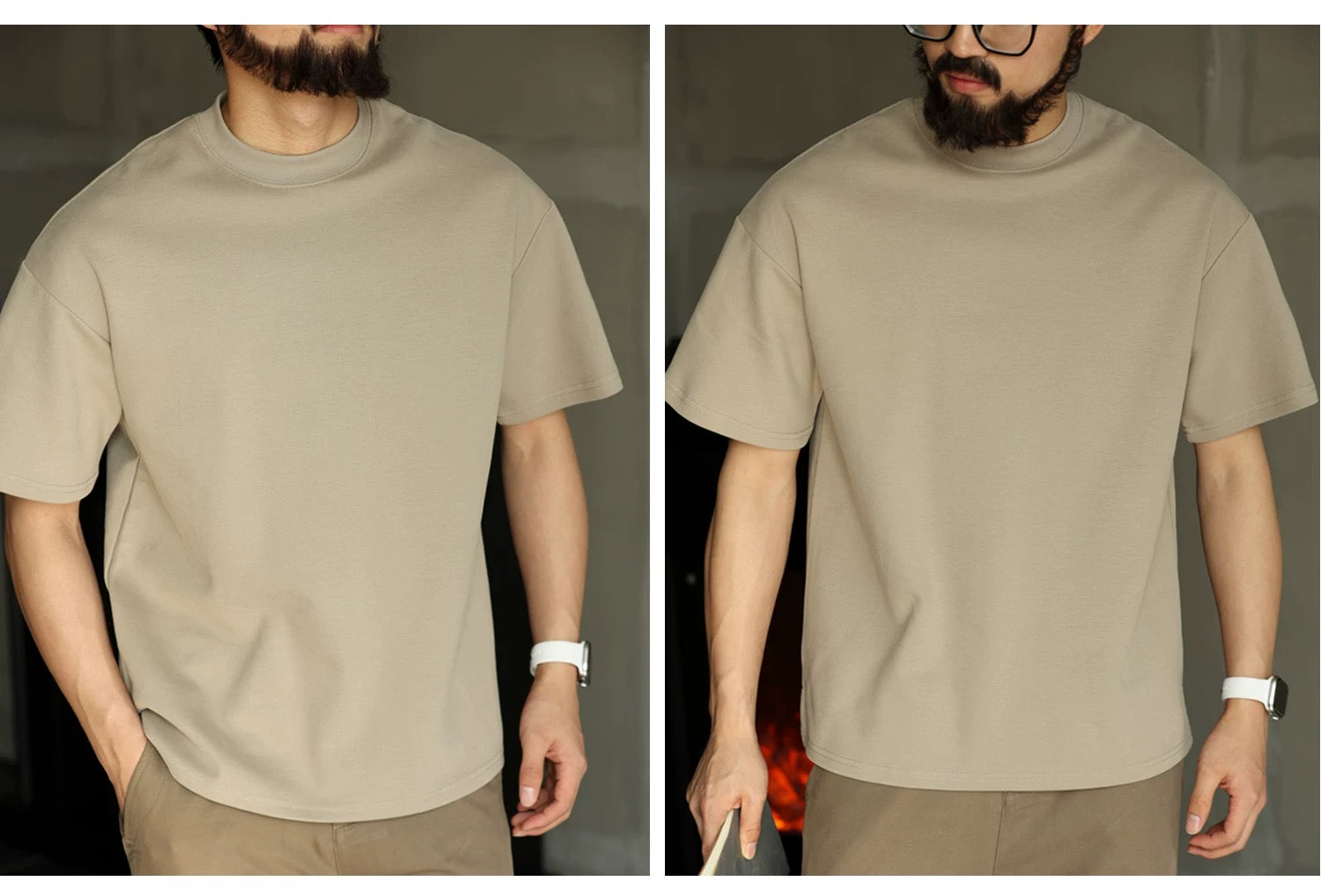 Men’s Classic Solid Short-Sleeve Tee S0019