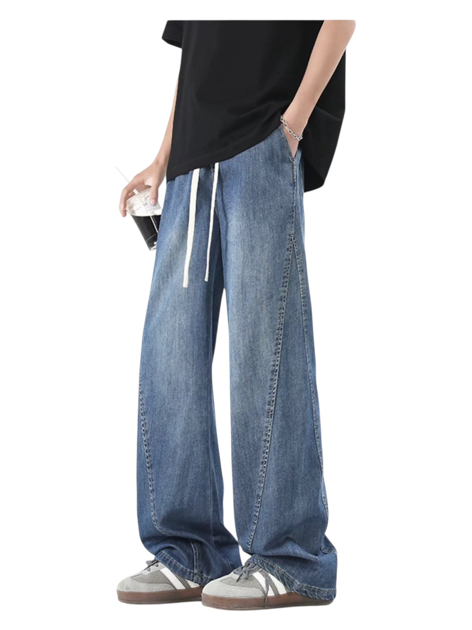CLEANFIT DRAPE JEANS B0192