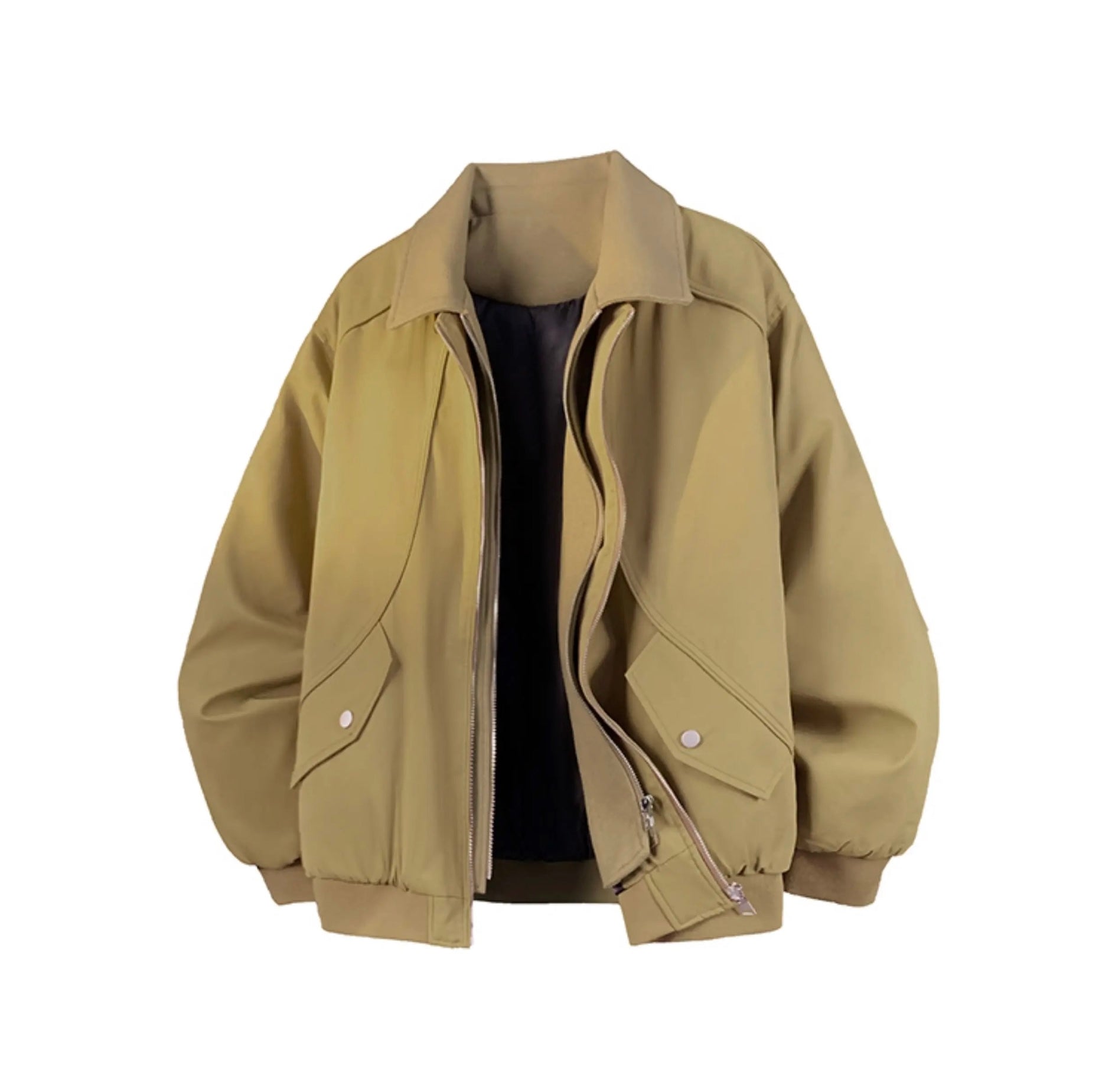 Men’s Designer Contrast Splice Lapel Jacket T0252