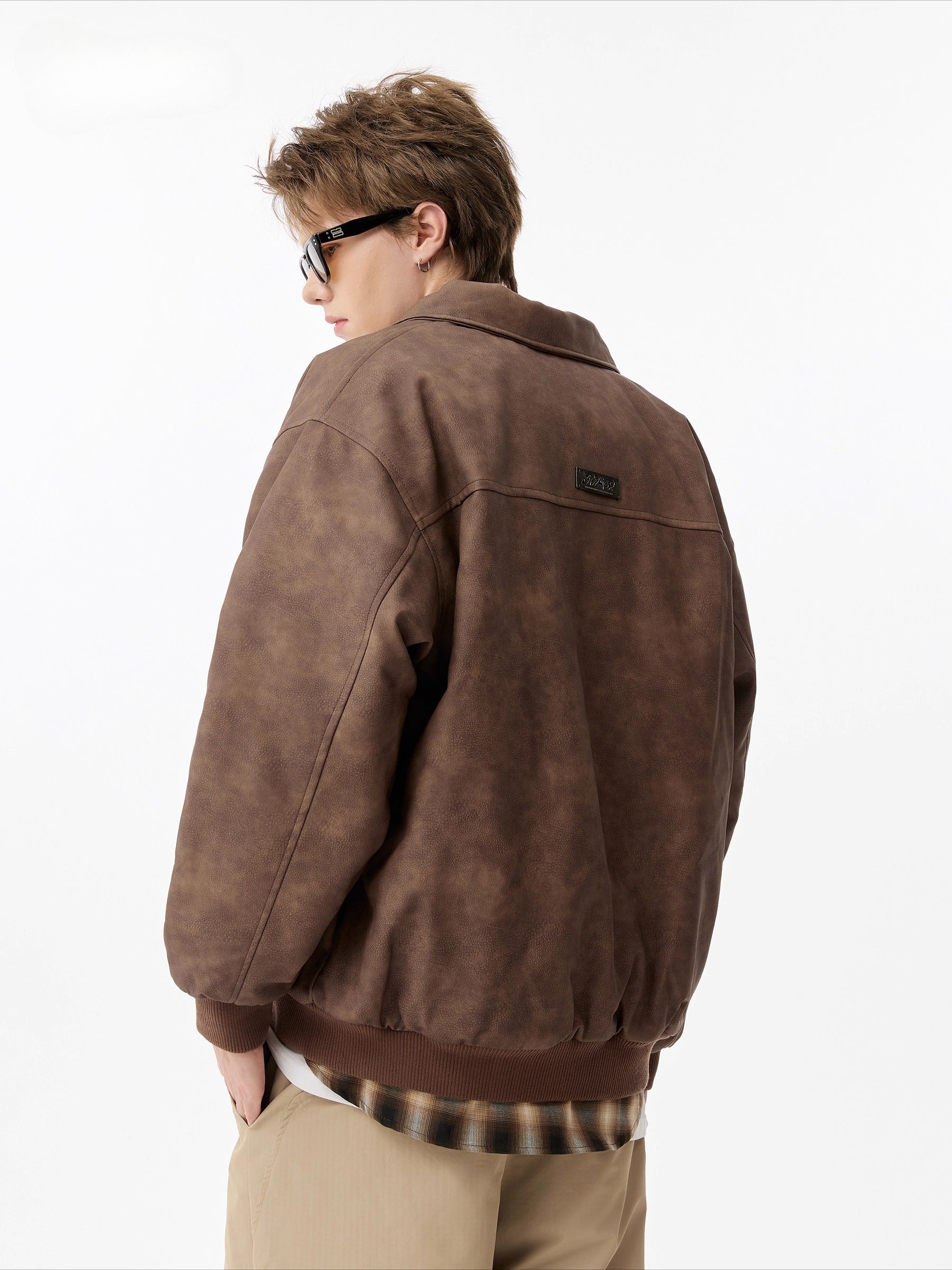 American PU leather jacket C0380