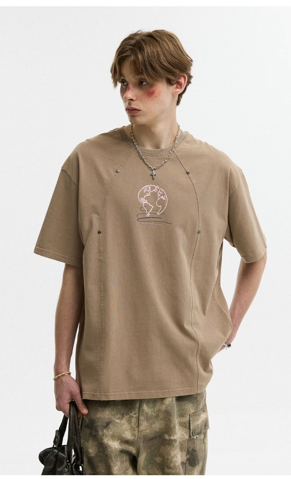 Men’s Solid Color Short-Sleeve T-Shirt S0009