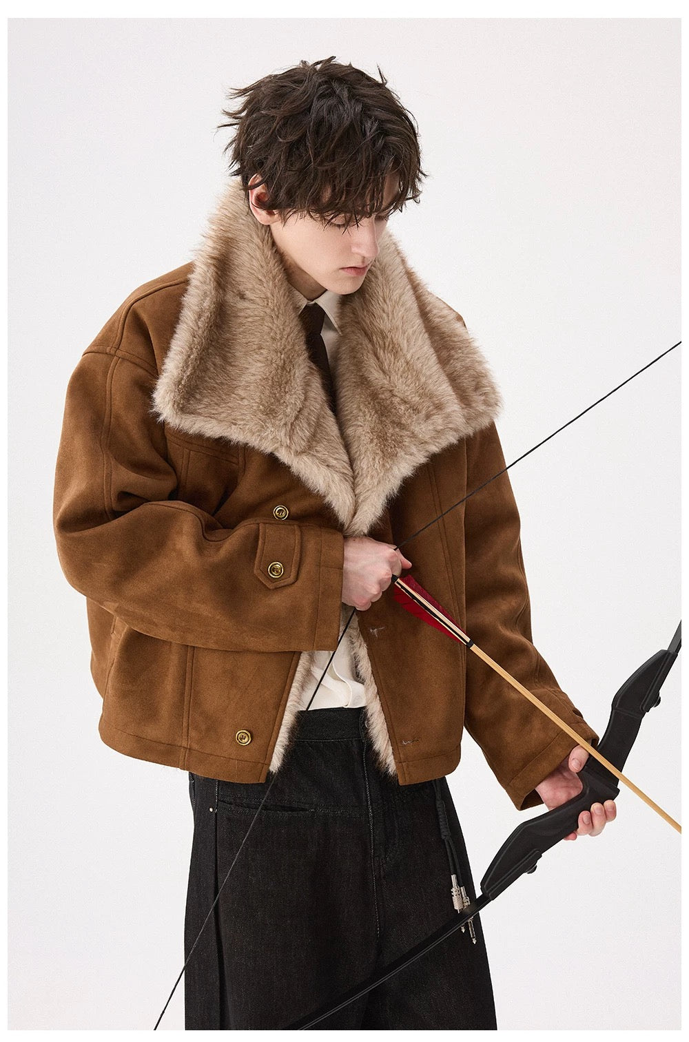 Vintage Barn-Style Short Jacket T0006