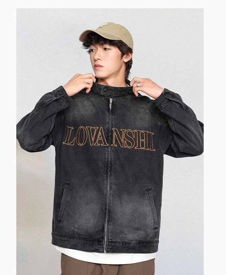 American Utility Work Jacket – Vintage Streetwear Cotton Coat for Men T0031