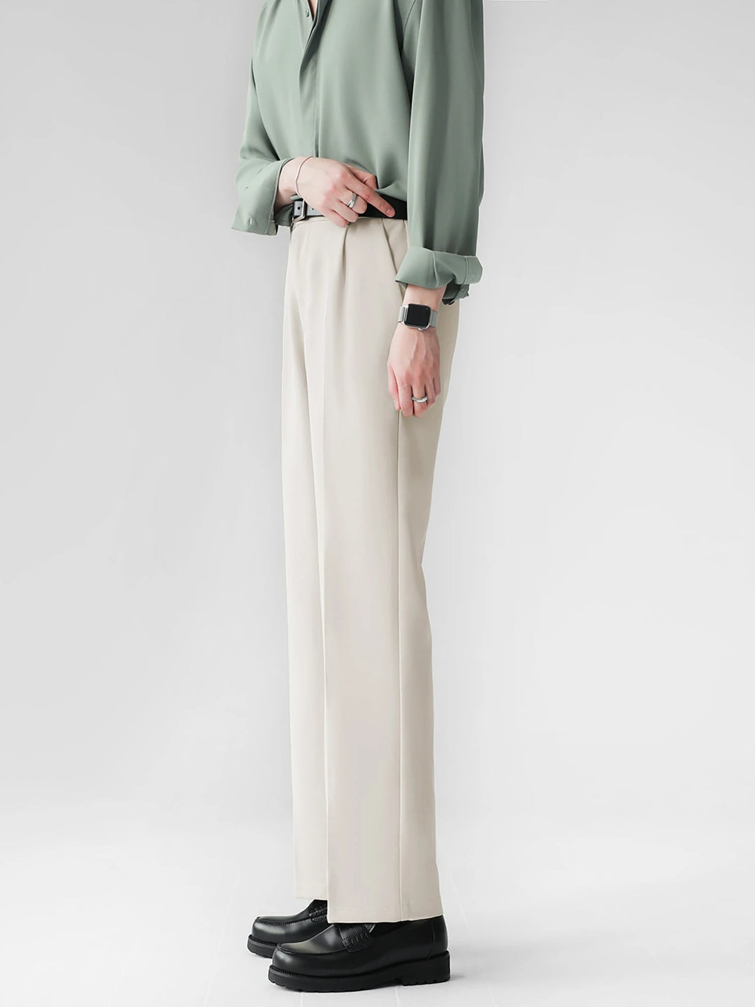 Straight slacks pants B0156