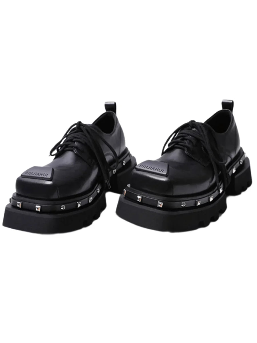 DESIGN SQUARE HEAD DERBY SHOES S062