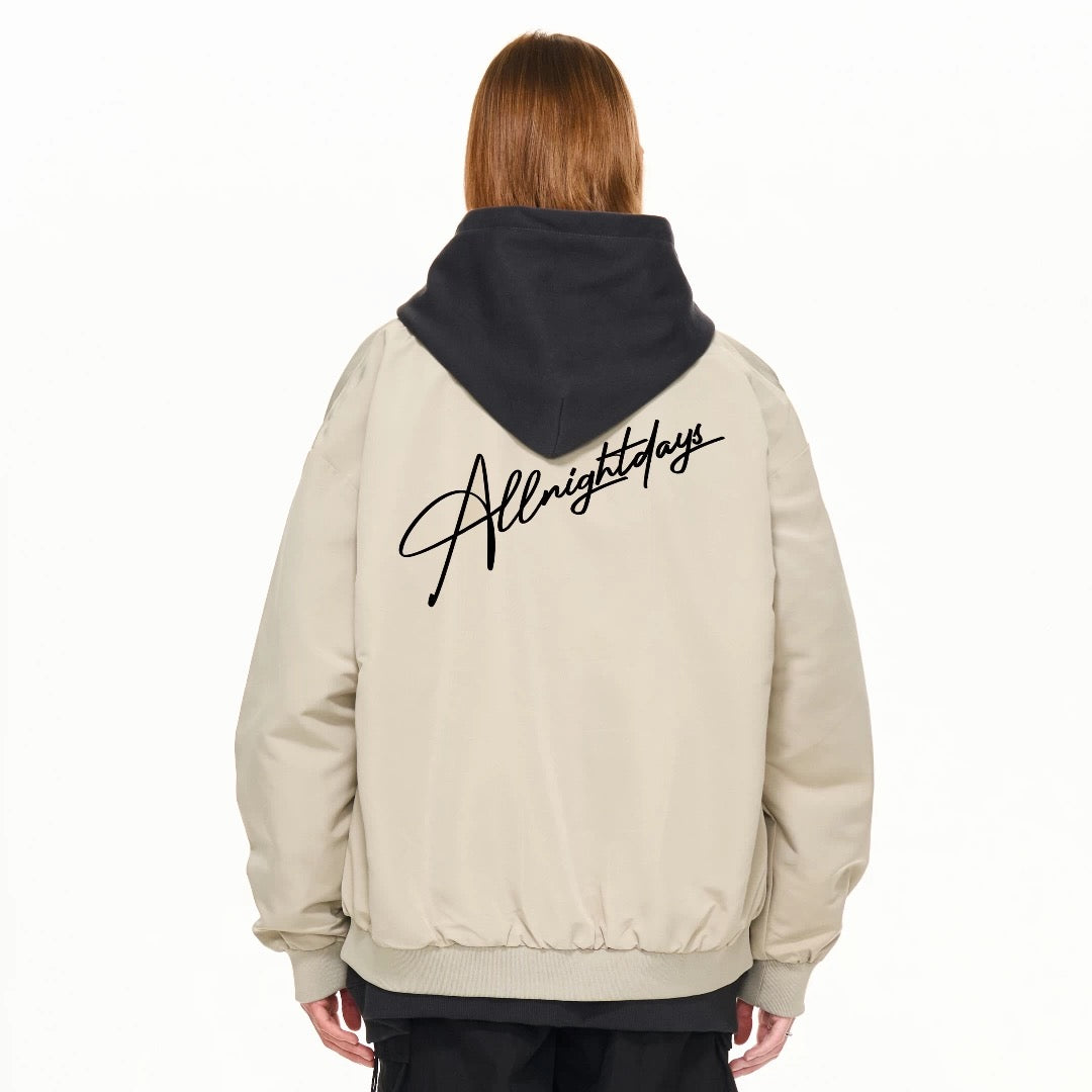 Men’s Vintage Letterman Bomber Jacket – American High Street Embroidered Varsity Outerwear T0072